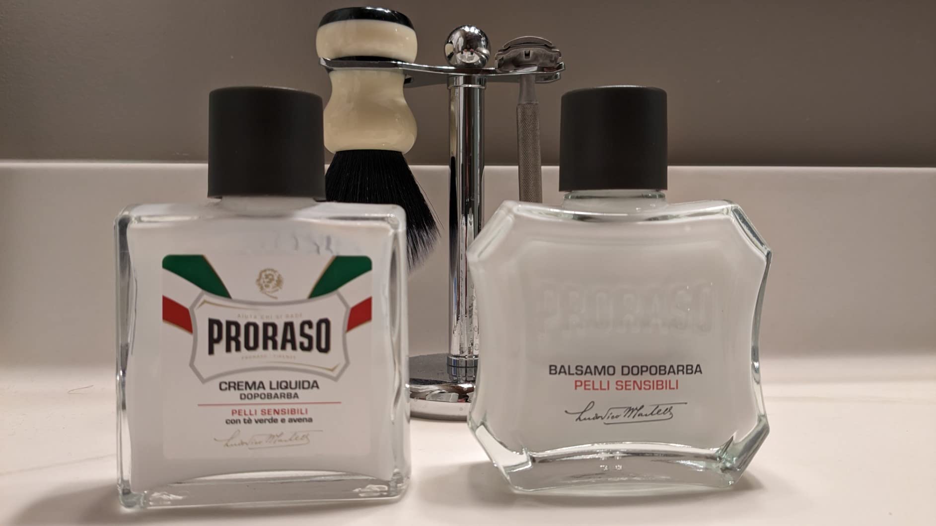 Proraso After Shave Balm for Men, Sensitive Skin Moisturizer with Oatmeal and Green Tea, 3.4 Fl Oz (Pack of 1) customer photo 2