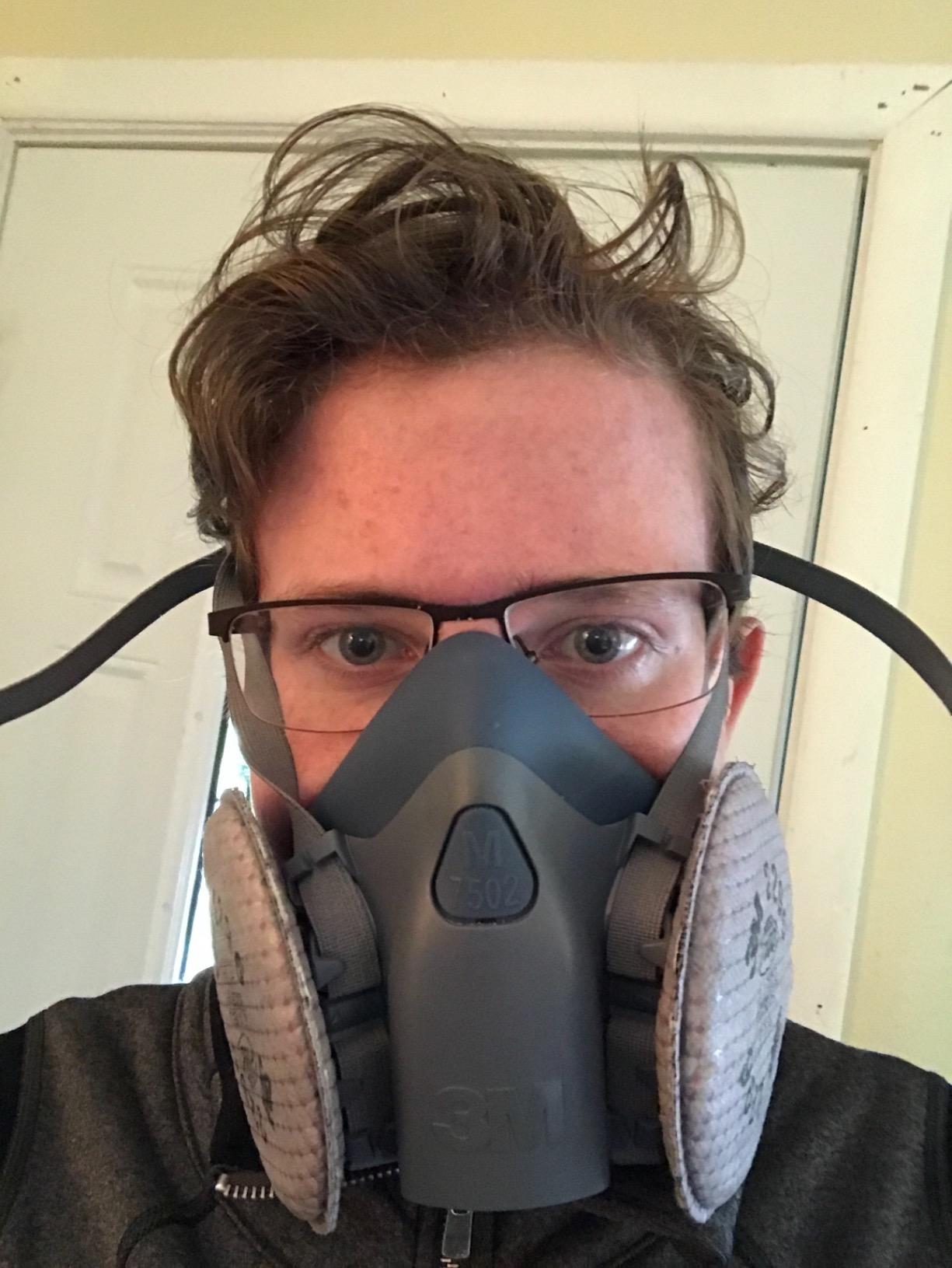 3M Reusable Respirator Half Facepiece 7502, NIOSH, Medium customer photo 1