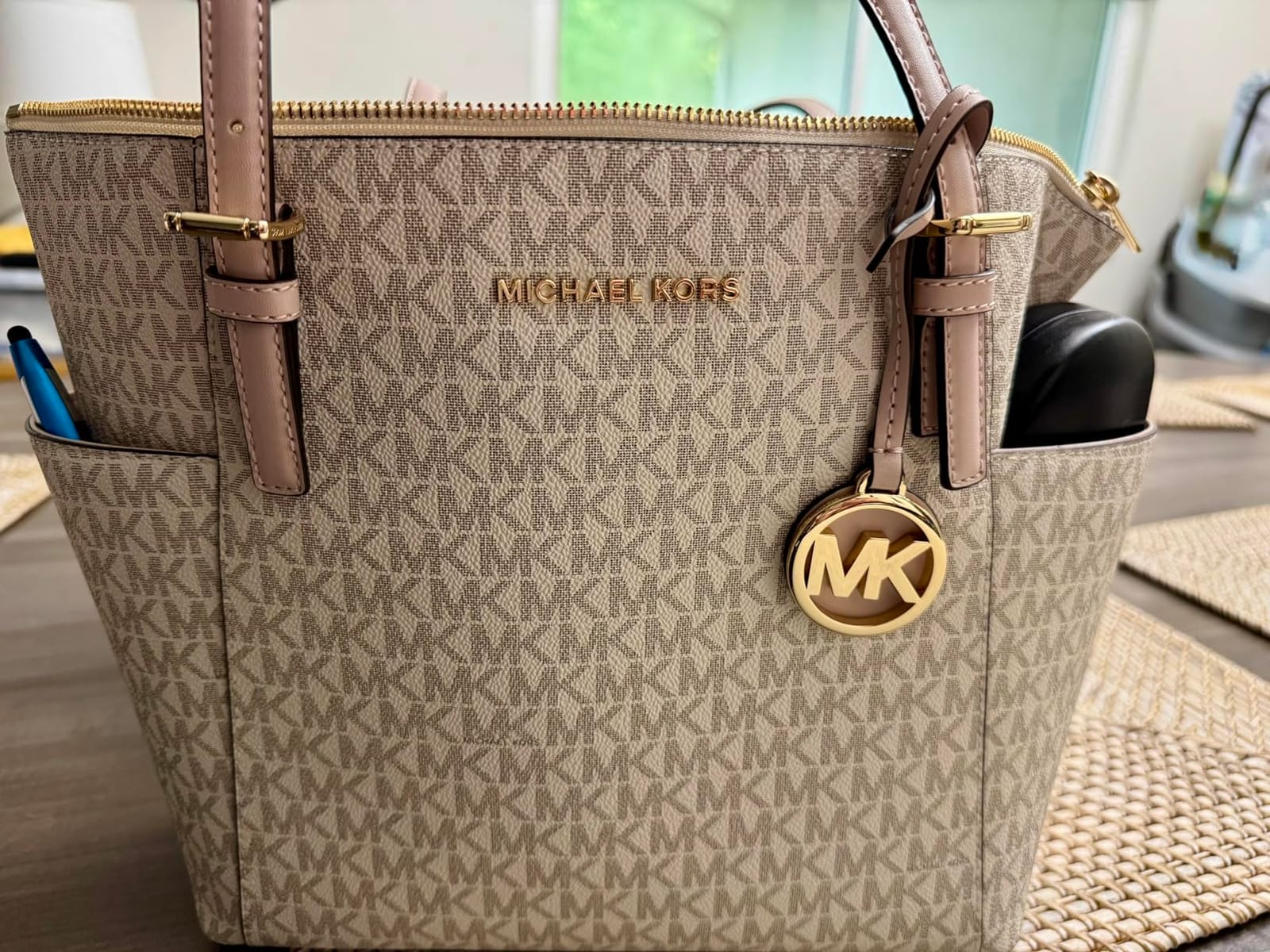 Michael Kors Jet Set Top Zip Tote customer photo 1