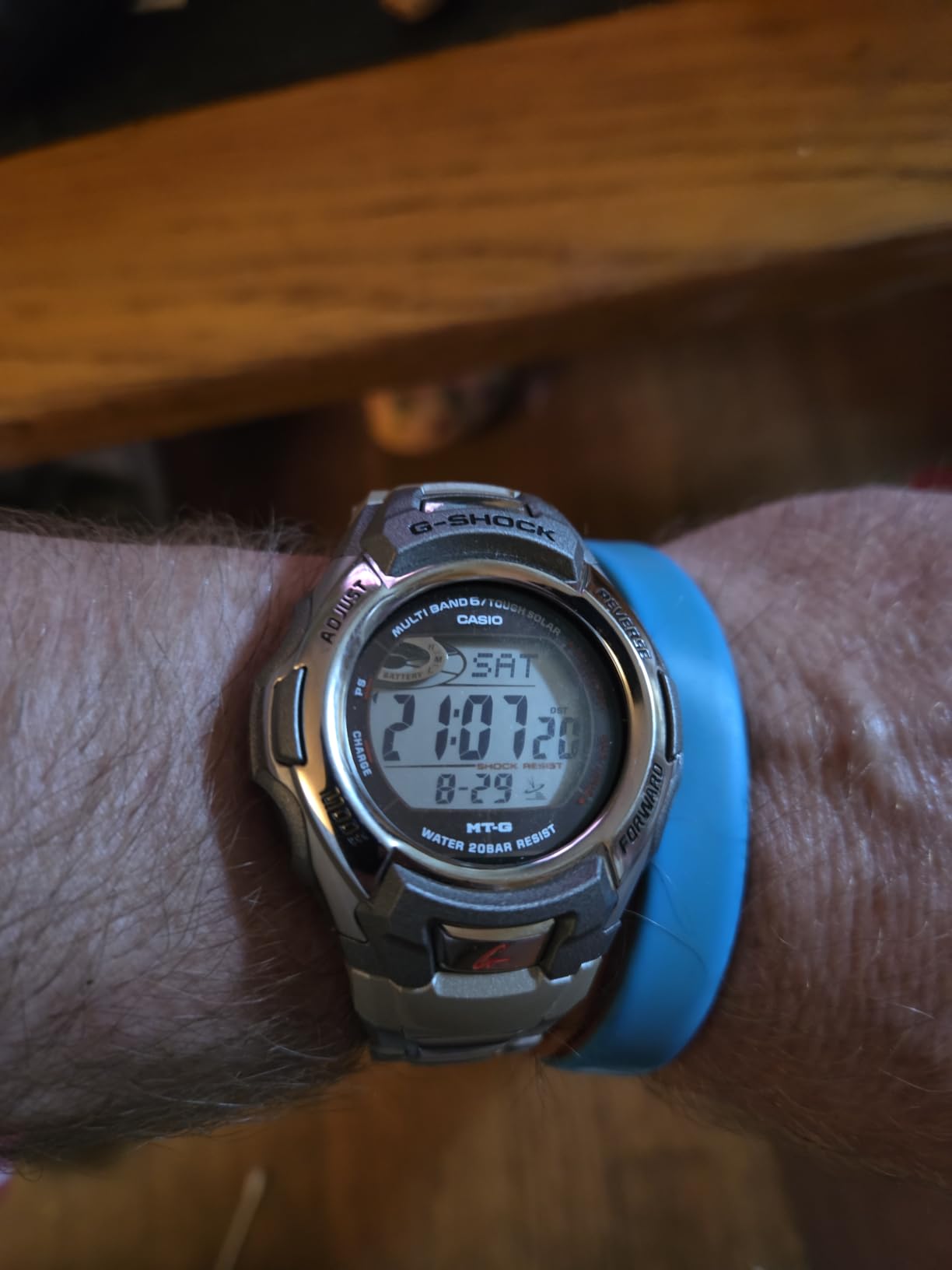 Casio Men's G-Shock MTGM900DA-8CR Tough Solar Atomic Stainless Steel Sport Watch customer photo 2