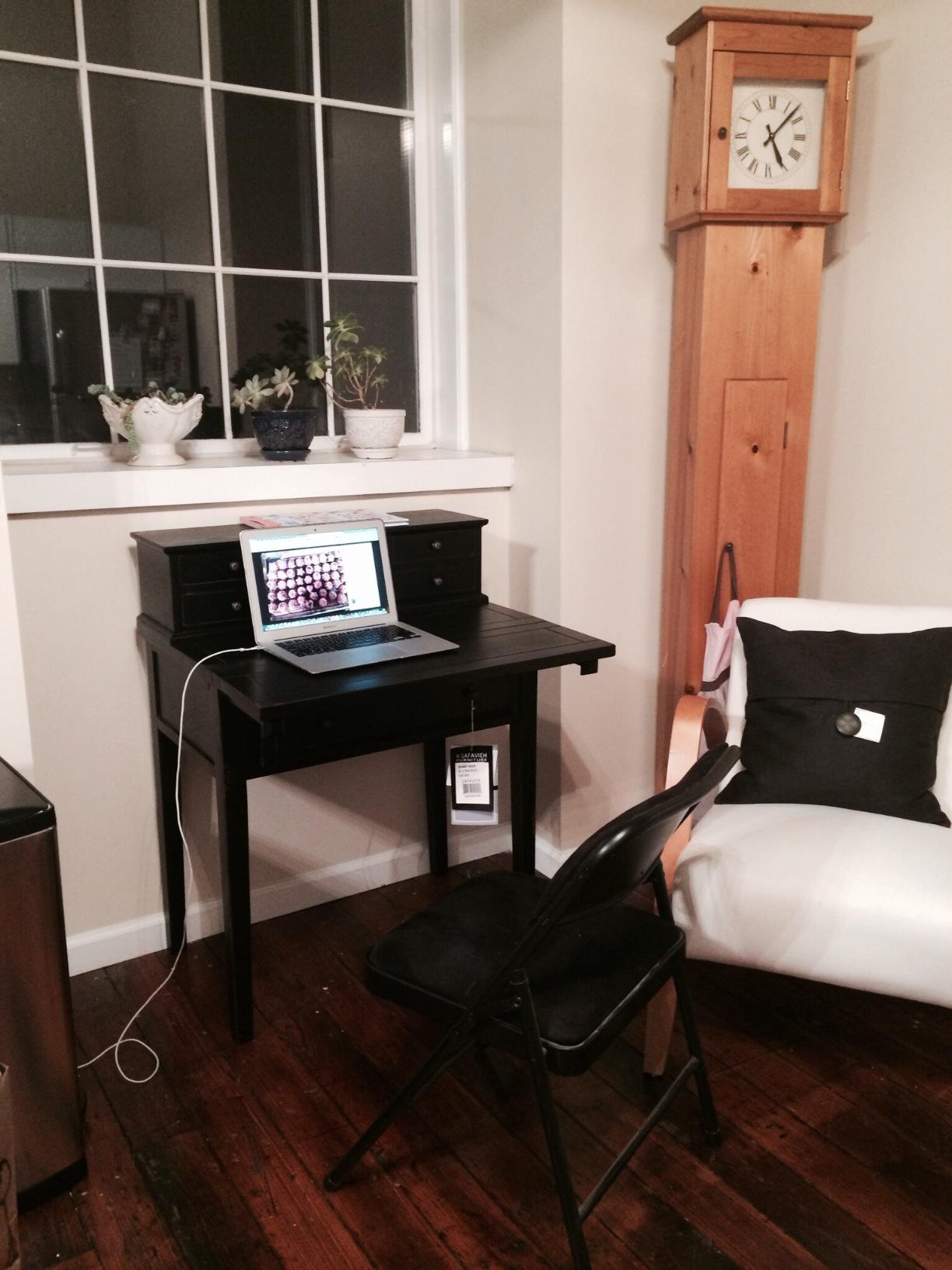 Safavieh American Homes Collection Abigail Distressed Black Fold Down Desk customer photo 1