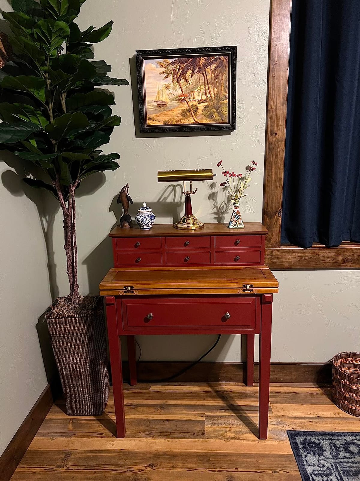 Safavieh American Homes Collection Abigail Distressed Black Fold Down Desk customer photo 2