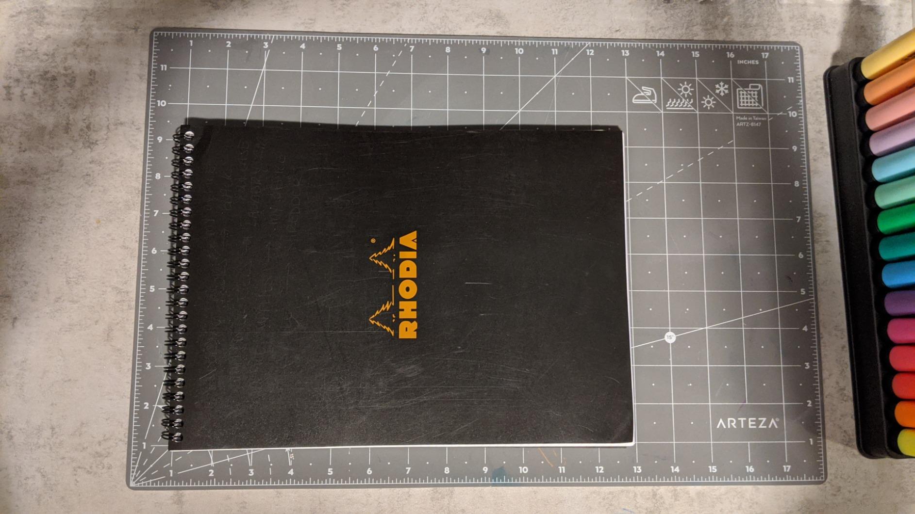 Rhodia Wirebound Notepad, A5, Dot - Black customer photo 1