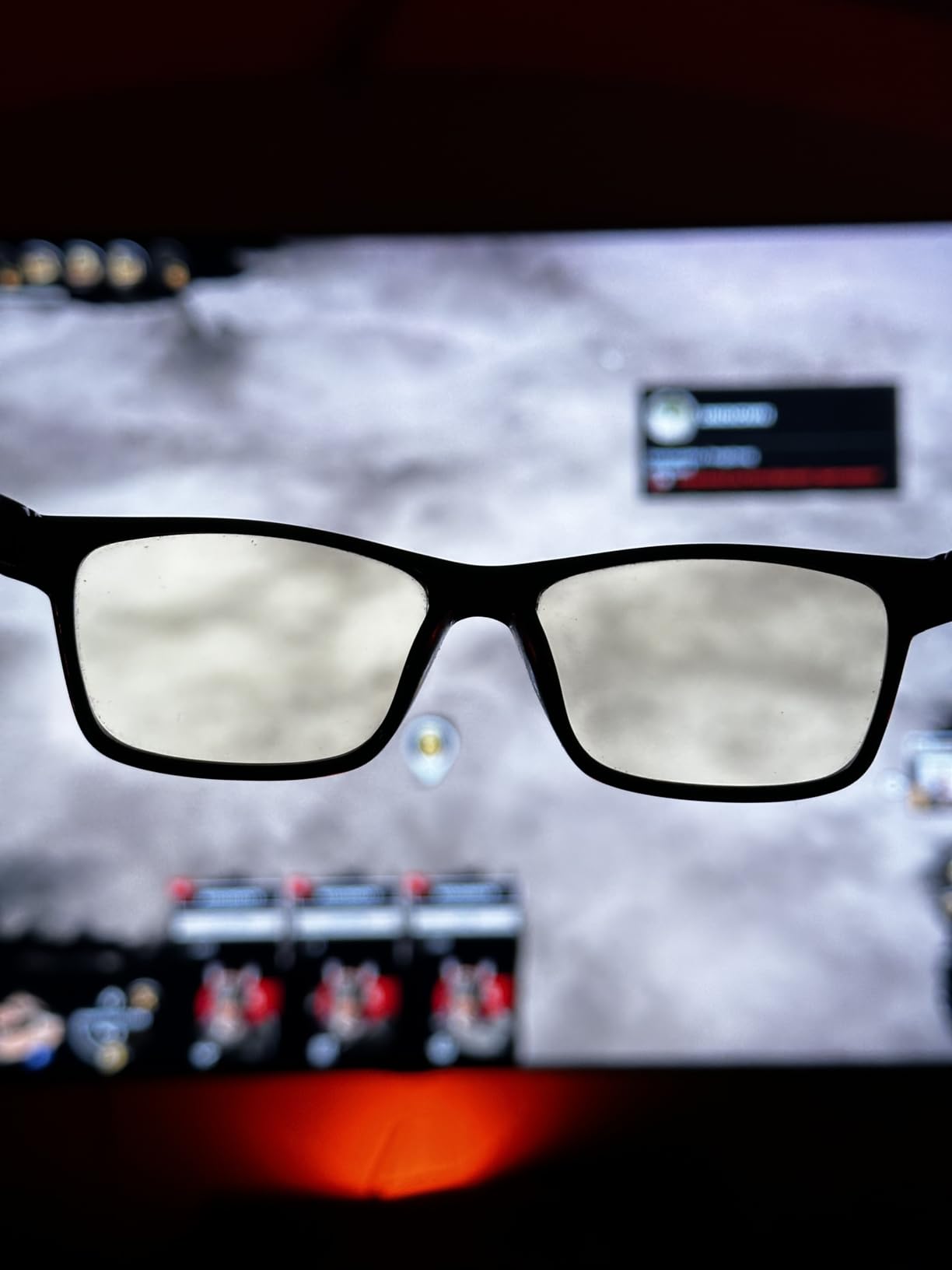 Gamma Ray Computer Blue Light Blocking Gaming Glasses w/Amber Tint and Anti Glare UV Digital Eyestrain customer photo 1