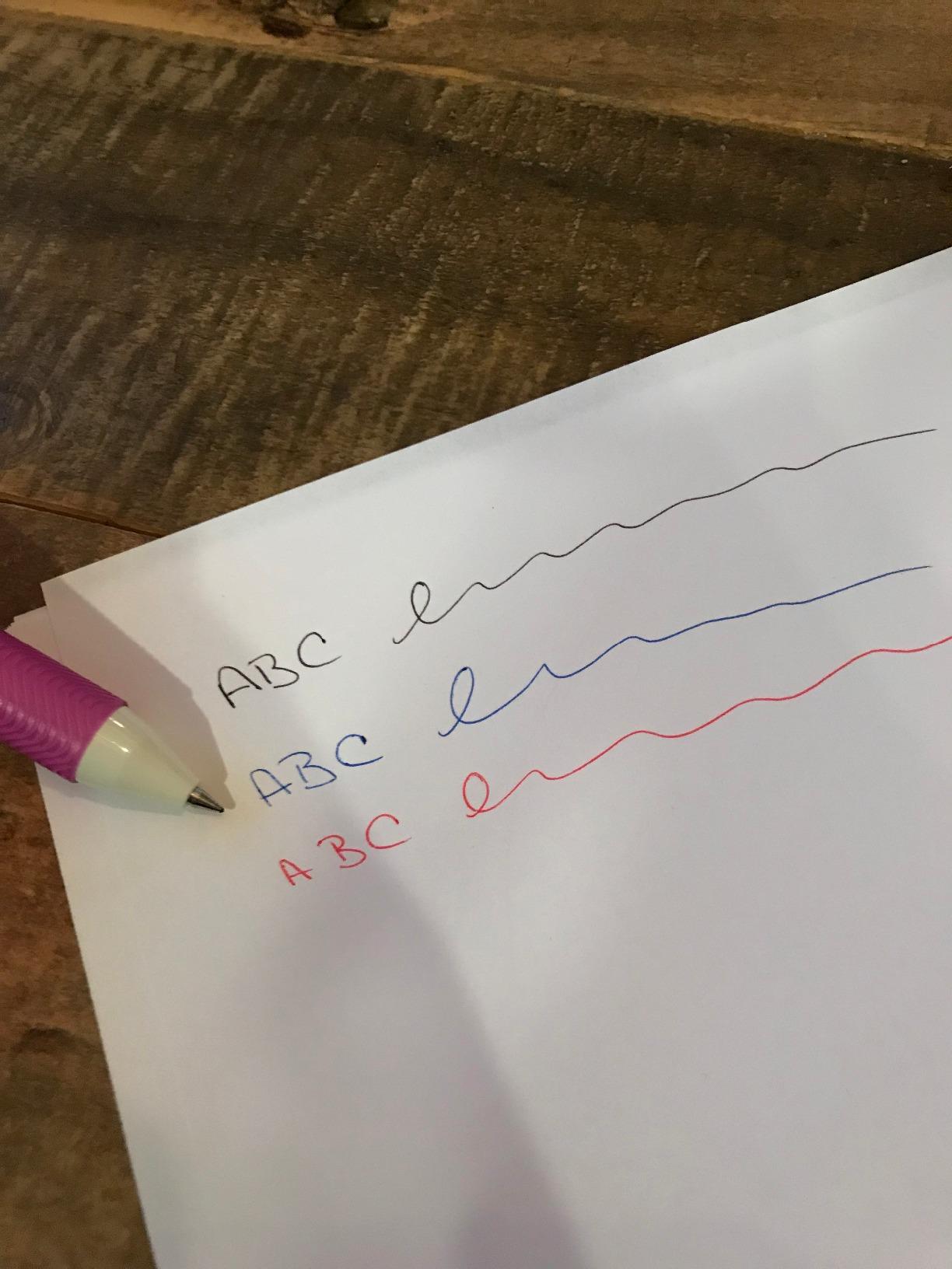 Pentel Ballpoint Pen Vicuna, Extra Fine, Black, Red, Blue, Green, Black (BXC45A) customer photo 1
