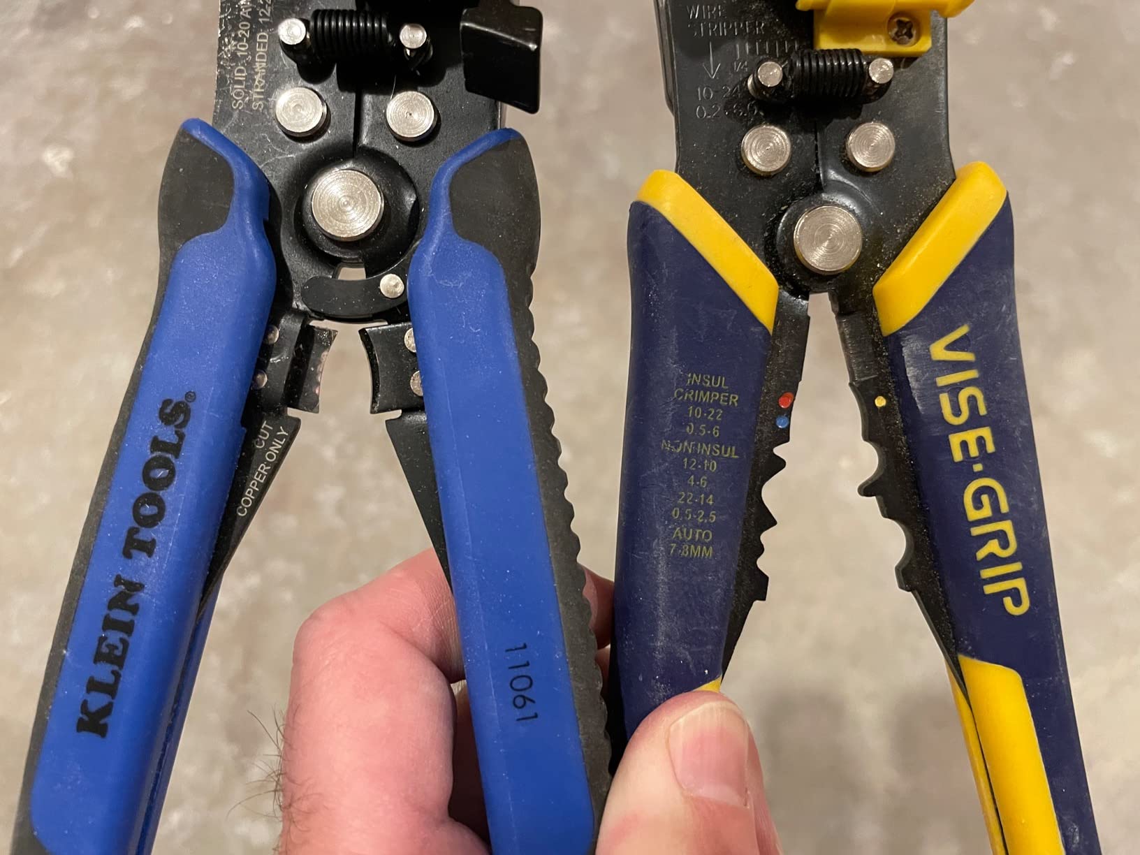 Klein Tools 11061 8-Inch Self-Adjusting Wire Stripper/Cutter customer photo 1