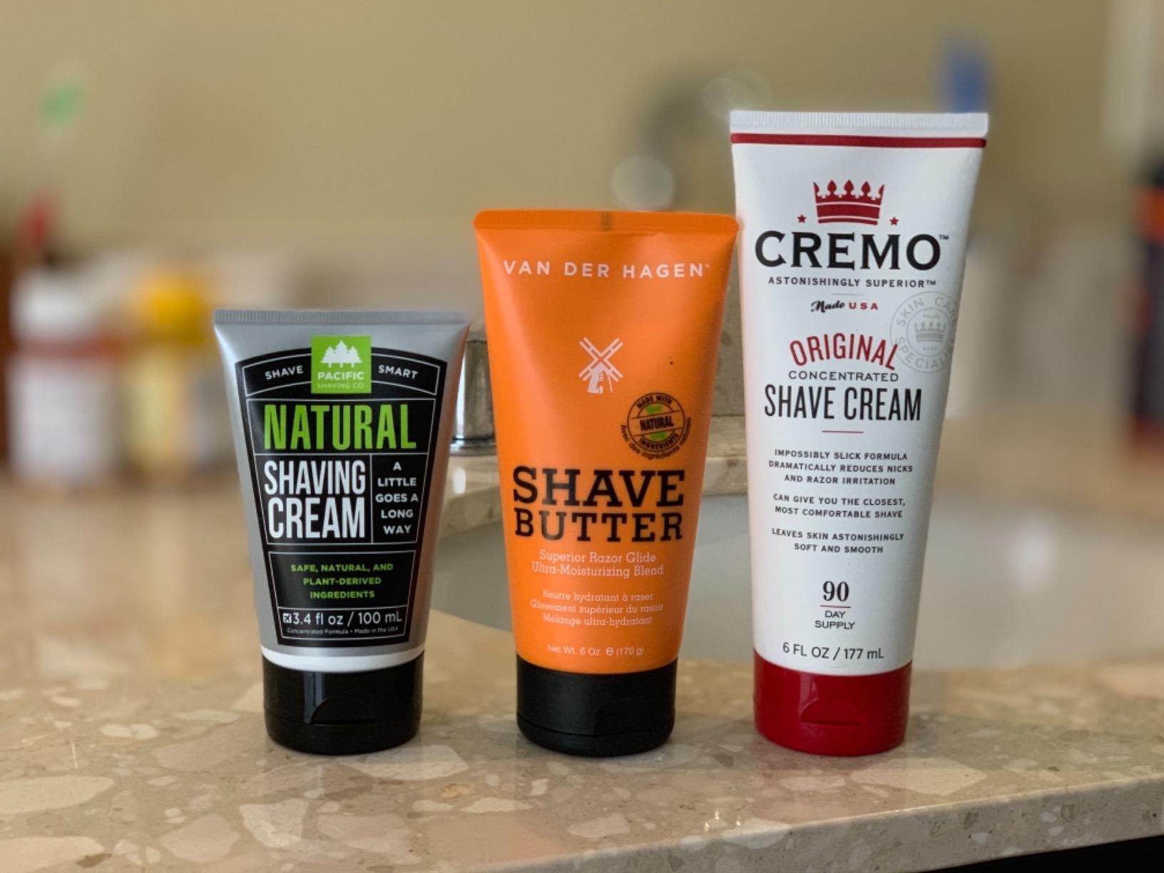 Pacific Shaving Company Natural Shaving Cream - Shea Butter + Vitamin E Shave Cream for Hydrated Sensitive Skin - Clean Formula for a Smooth, Anti-Redness + Irritation-Free Shave Cream (3.4 Oz) customer photo 2