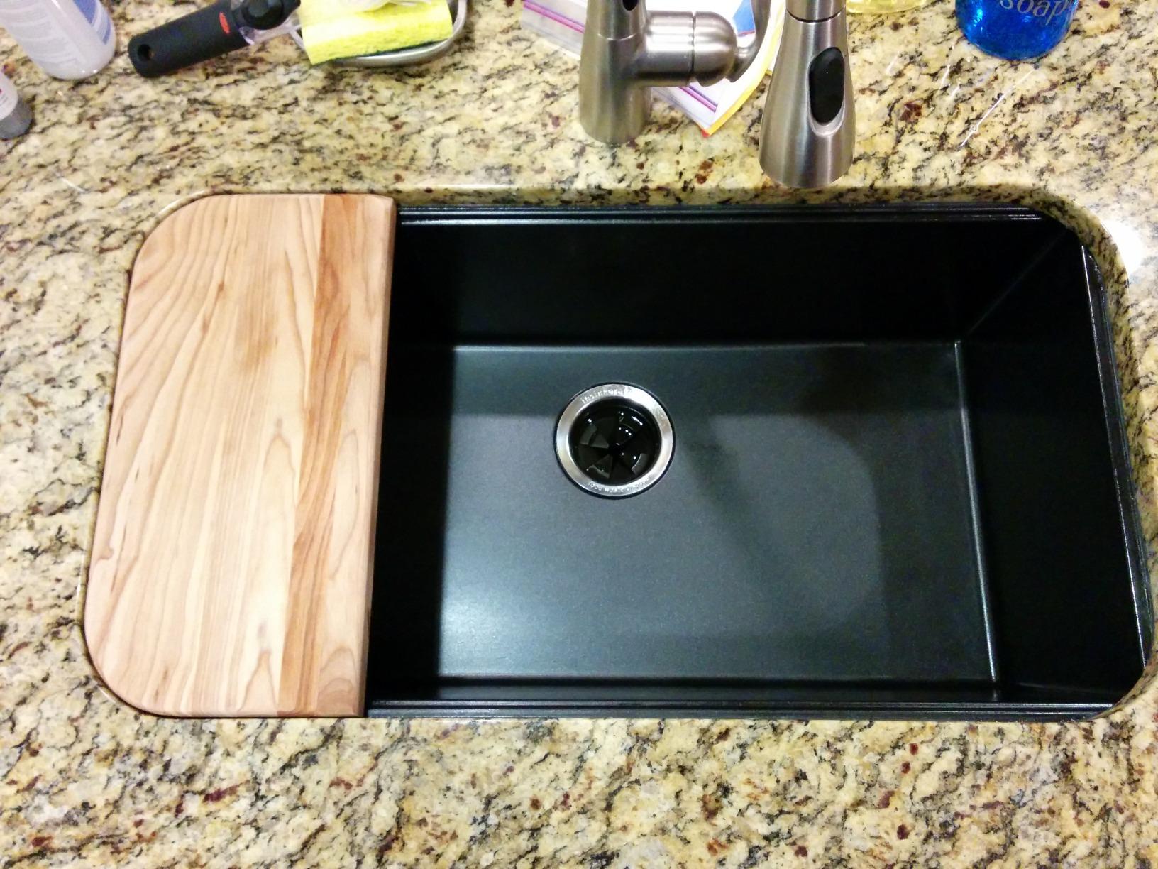 KRAUS Black Onyx 31 in Undermount Granite Kitchen Sink KGU-413B customer photo 1