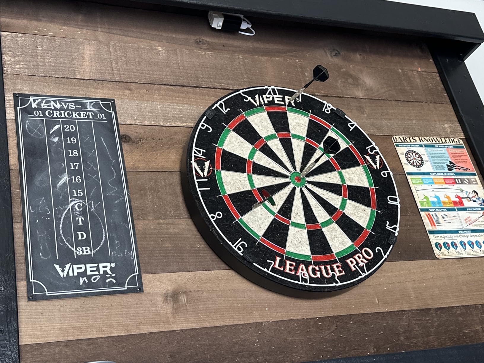 Viper by GLD Products League Pro Regulation Sisal Dartboard Set, 3 Darts customer photo 2