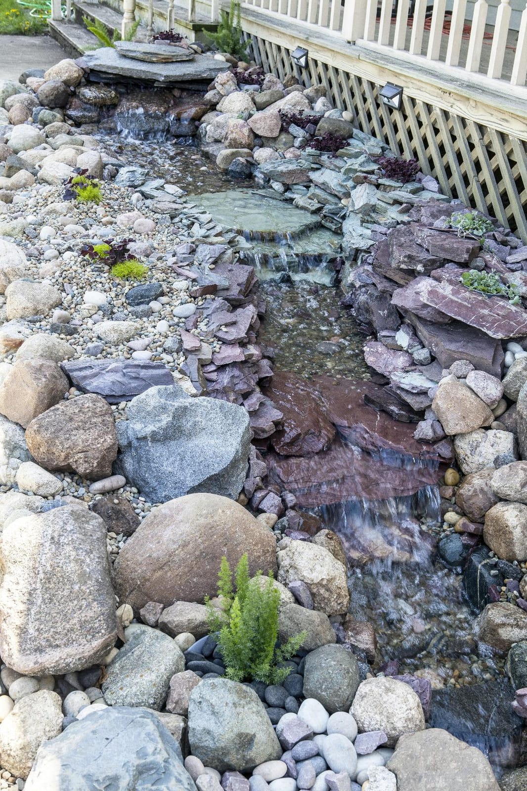 Savio Pond Free 6100 GPH Waterfall Kit MatrixBlox 10 x 30 Ft EPDM Liner customer photo 1