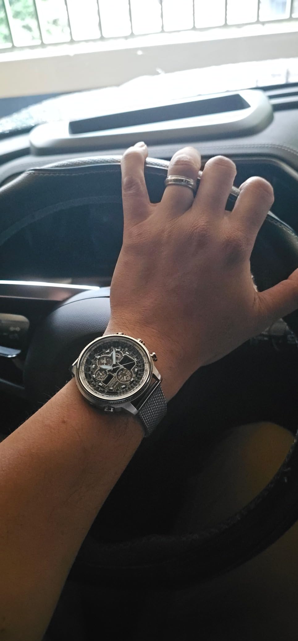 Citizen Men's Promaster Navihawk A-T Eco-Drive Pilot Watch, Atomic Timekeeping, Chronograph customer photo 2