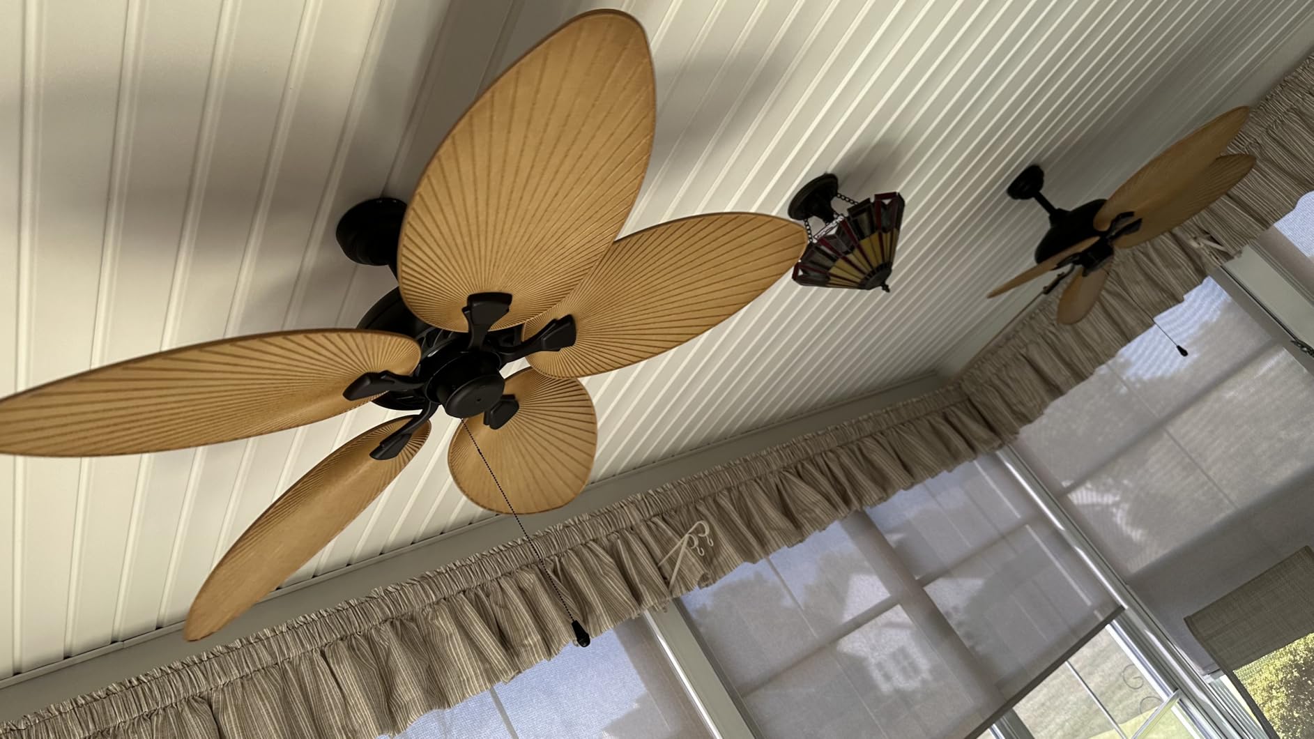 Honeywell Palm Island 52 Inch Tropical Indoor Outdoor Ceiling Fan, Bronze customer photo 2