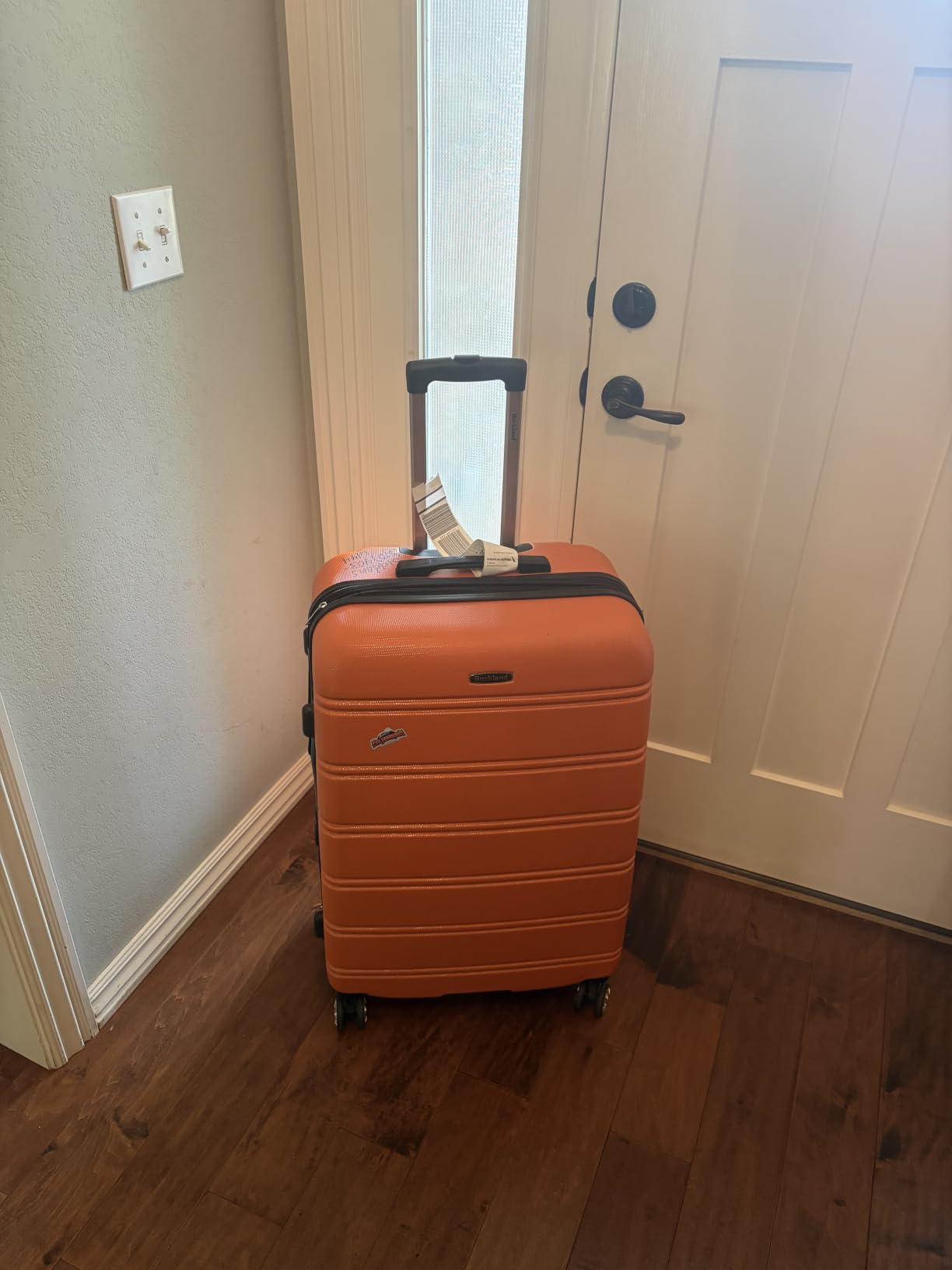 Rockland Melbourne Hardside 3 Piece Expandable Spinner Wheel Luggage Set, (20