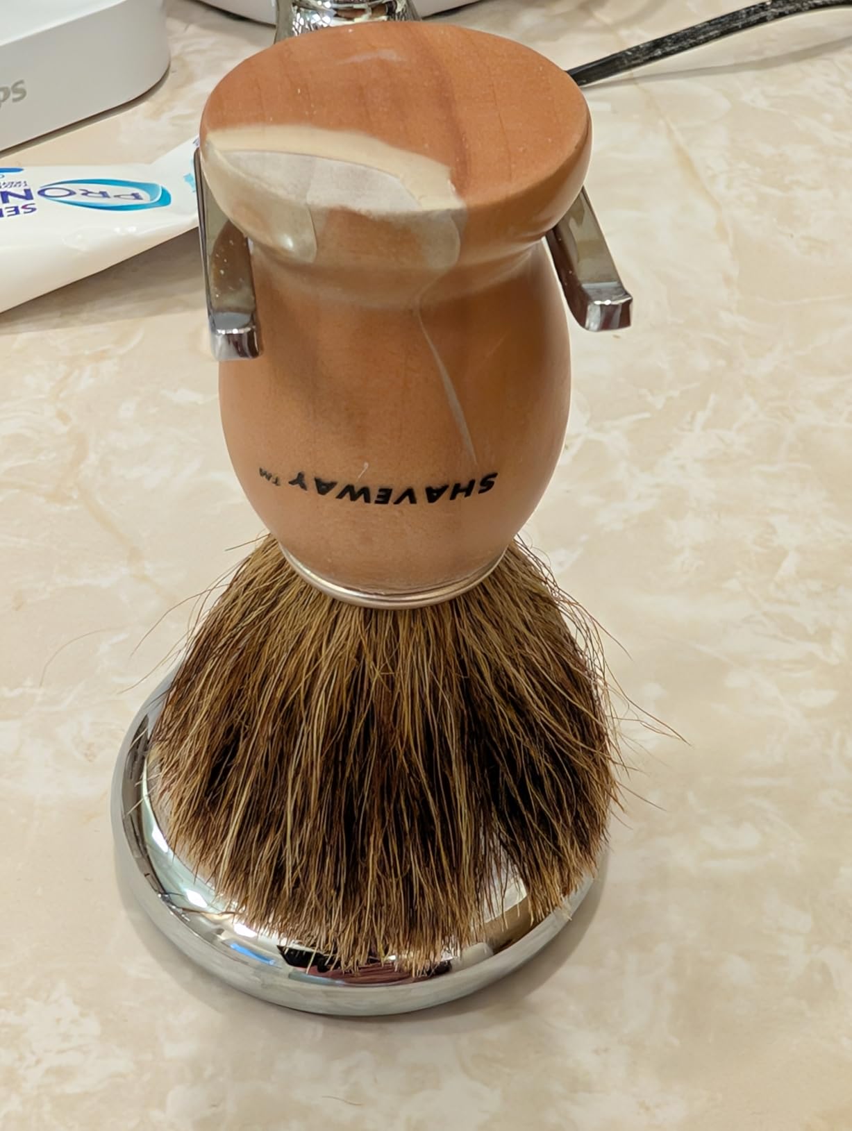 100% Pure Badger Shaving Brush customer photo 1