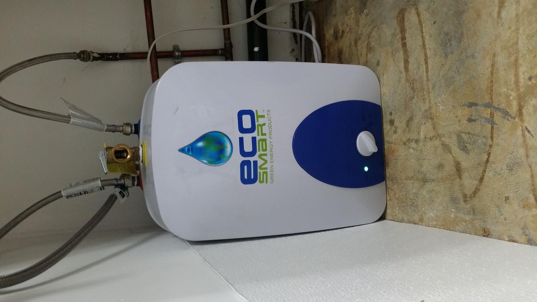 Ecosmart ECO MINI 4 4-Gallon 120V Electric Mini Tank Water Heater, White customer photo 1