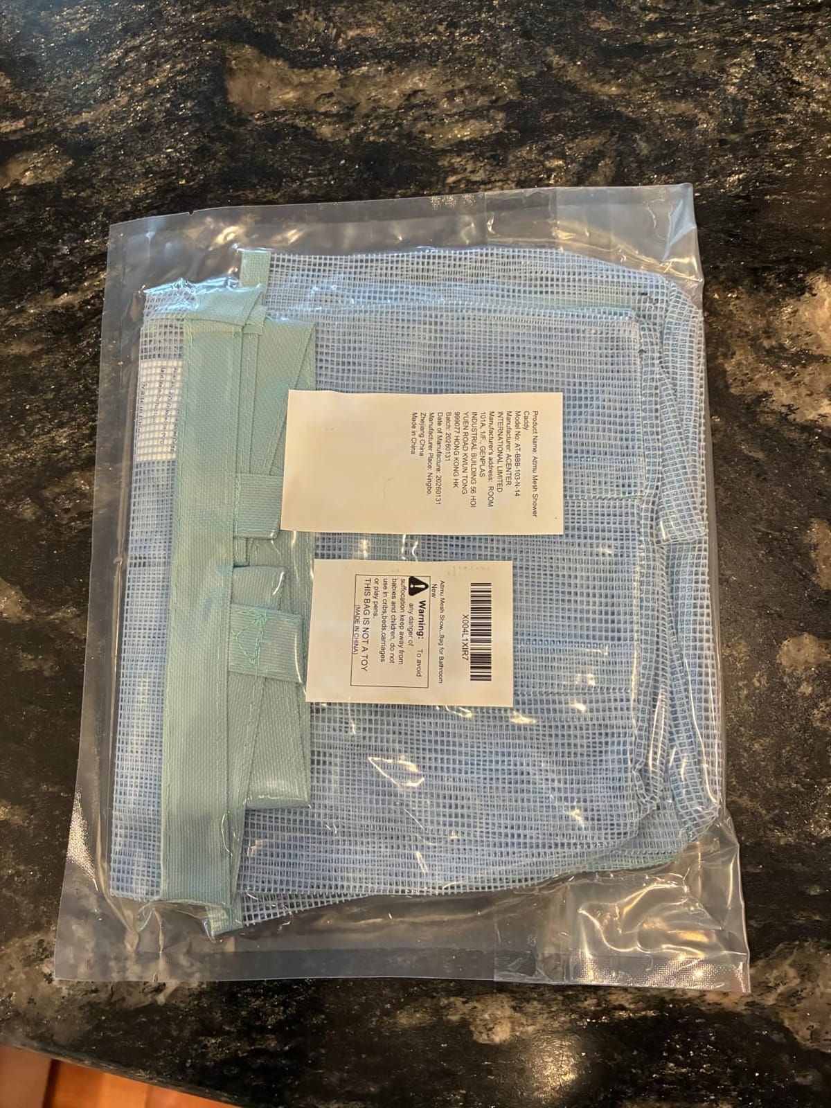 Mesh Shower Caddy Portable - 9 Pockets for College Dorm Room Essential customer photo 1