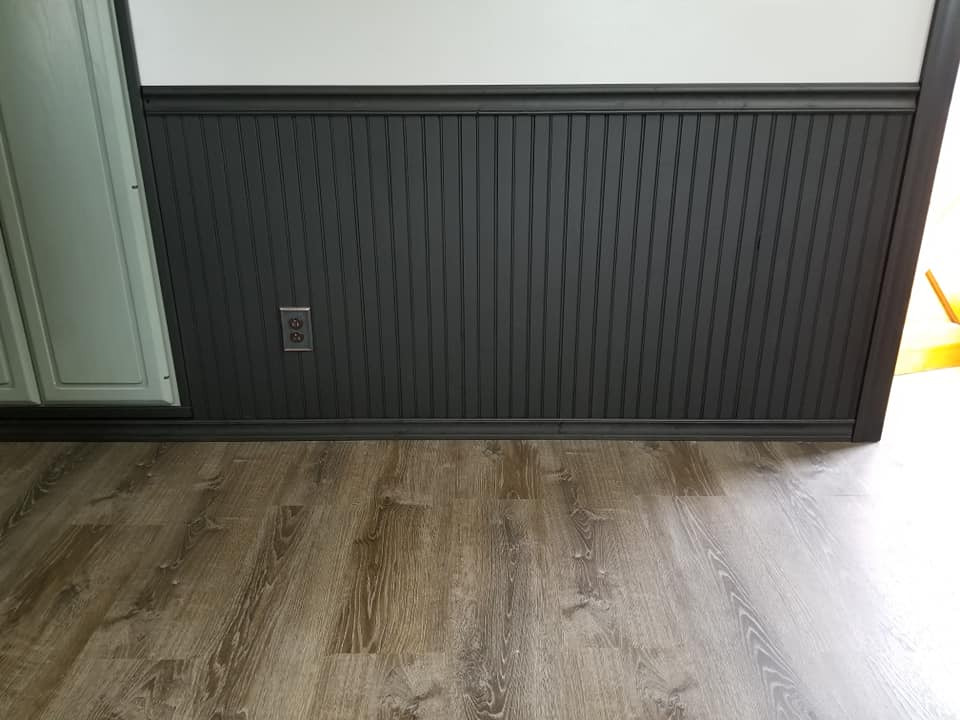 Allwood Beaded Knotty Pine Wainscot Kit, 18 Linear Feet of Wall Length customer photo 1