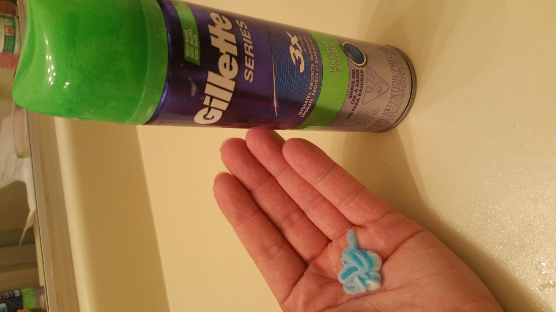 Gillette Series 3X Action Shave Gel, Sensitive Twin Pack, 7 Oz (Pack of 2) customer photo 1