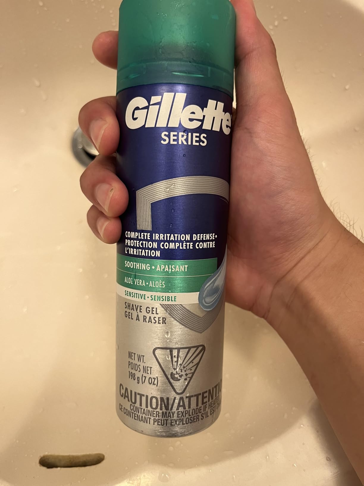 Gillette Series 3X Action Shave Gel, Sensitive Twin Pack, 7 Oz (Pack of 2) customer photo 2