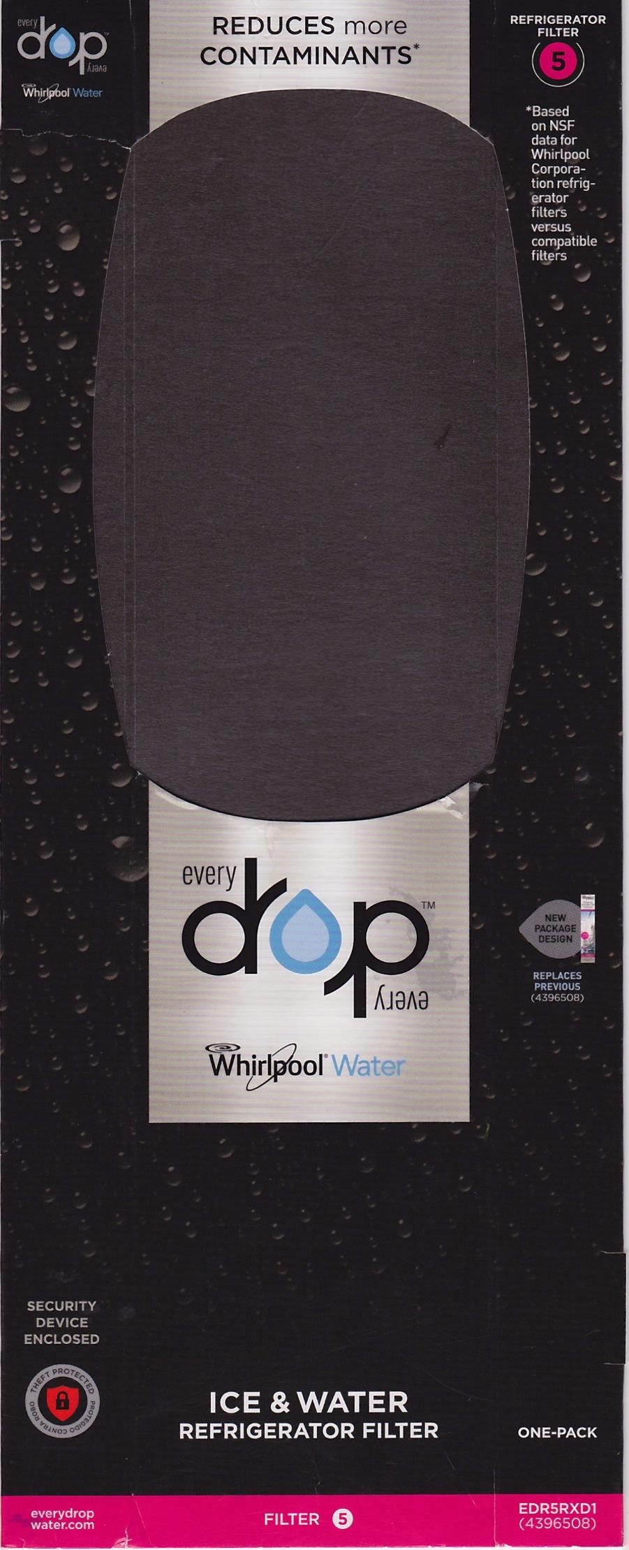 everydrop by Whirlpool Ice & Water Refrigerator Filter 5, Pink, EDR5RXD1 | NSF 42, 53 & 401 Certified customer photo 2