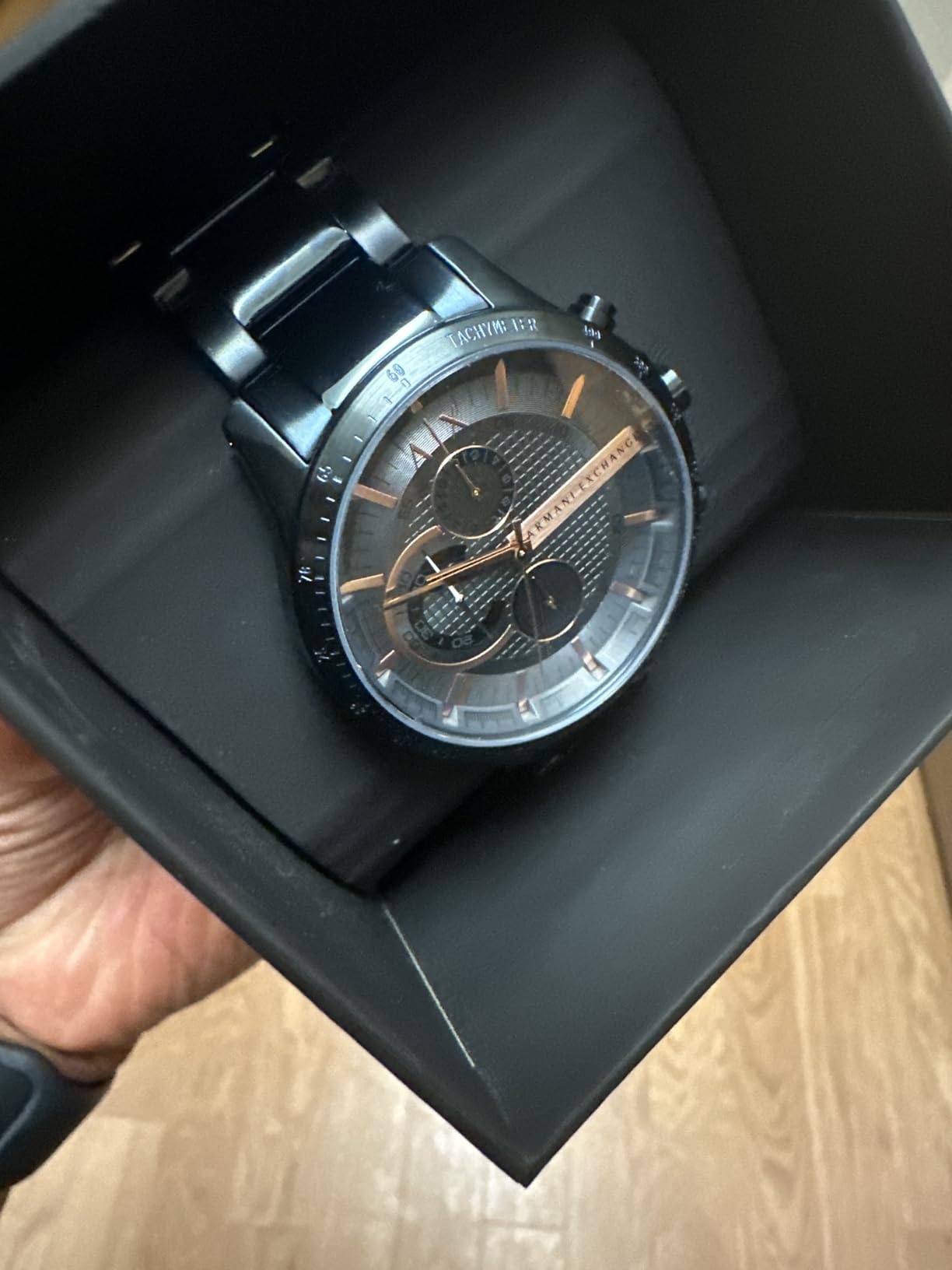A|X Armani Exchange Chronograph Men's Watch, Stainless Steel Watches for Men customer photo 1