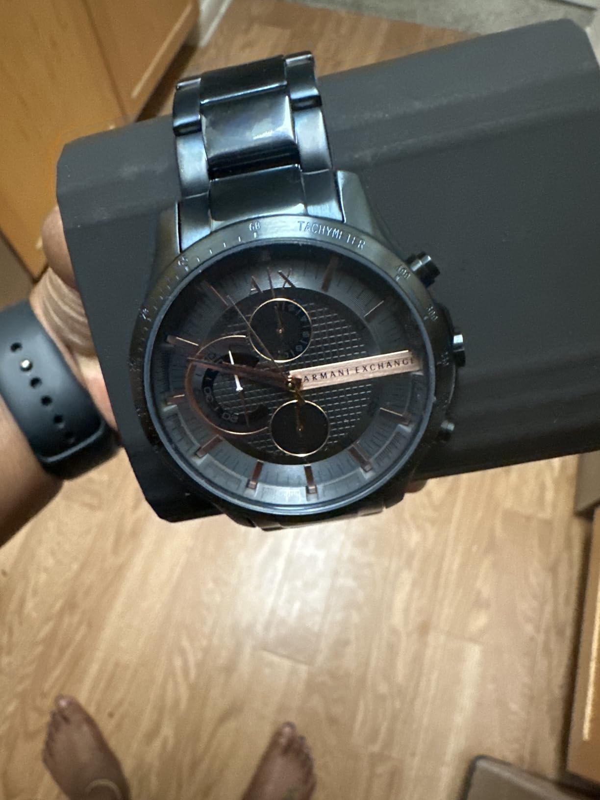 A|X Armani Exchange Chronograph Men's Watch, Stainless Steel Watches for Men customer photo 2