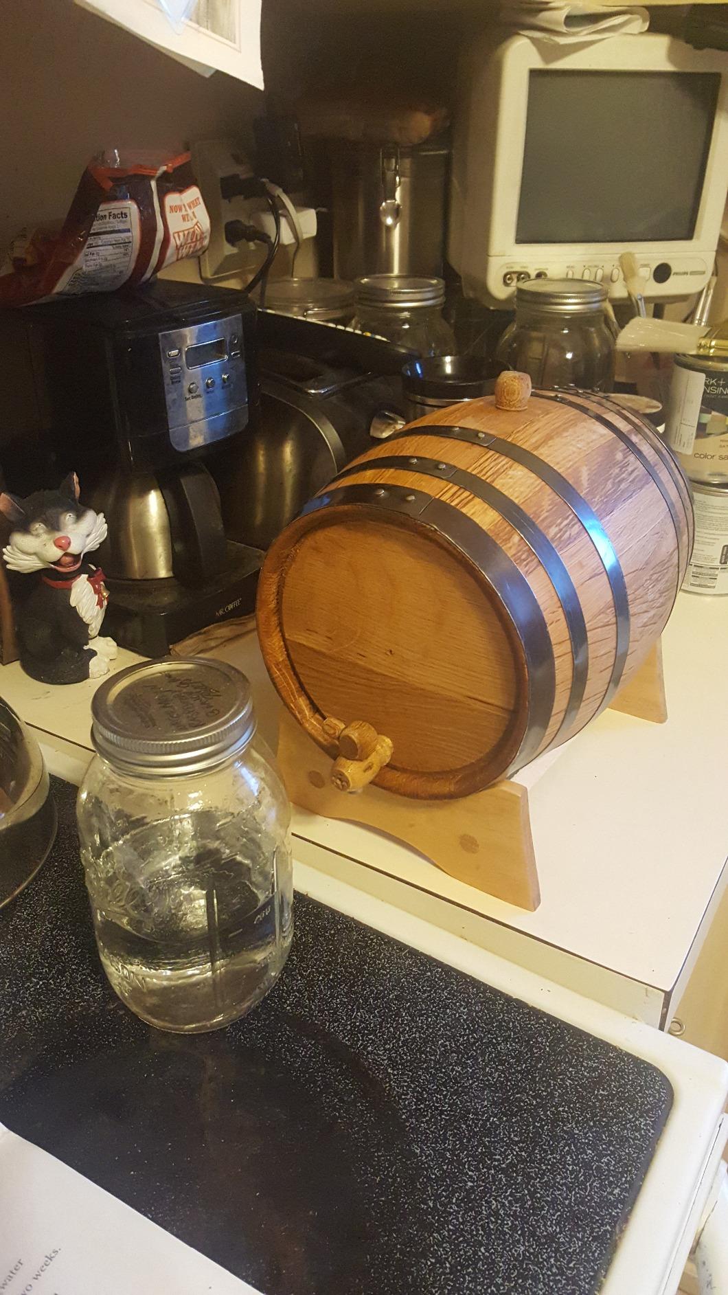 Sofia's Findings 5 Liters-American Oak Aging Barrel | Age Your own Tequila, Whiskey, Rum, Bourbon, Wine - 5 Liter or 1.32 Gallons customer photo 2
