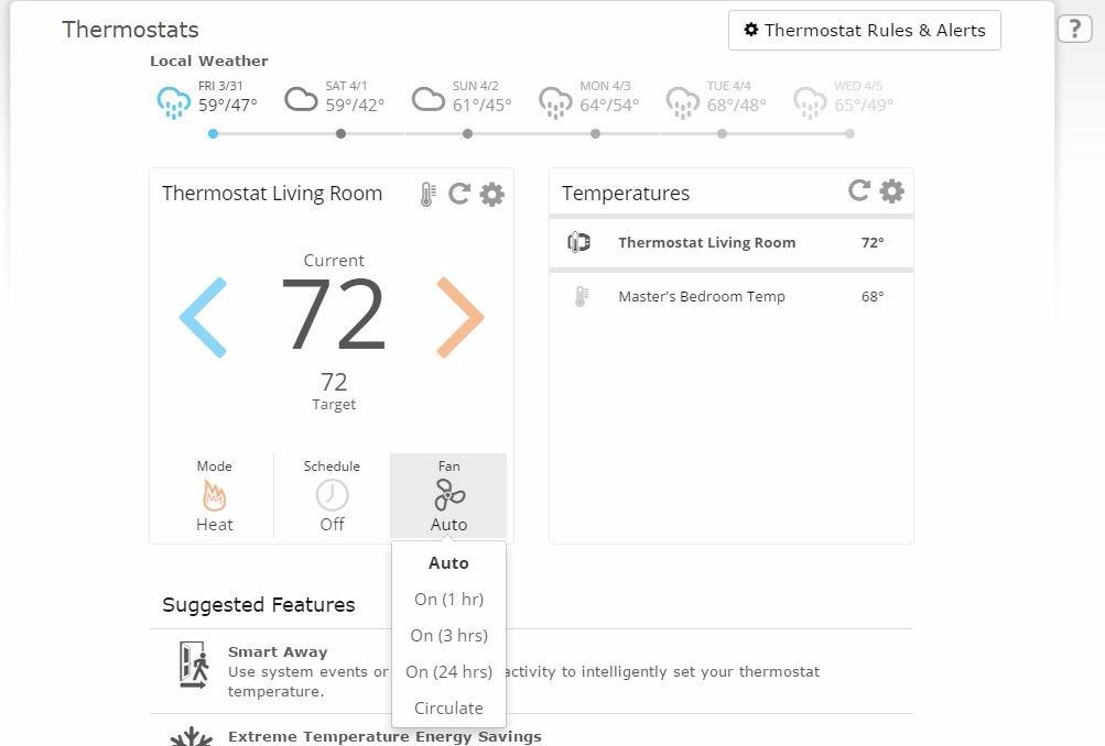 Alarm.com Smart Thermostat (Z-Wave Compatible) customer photo 2