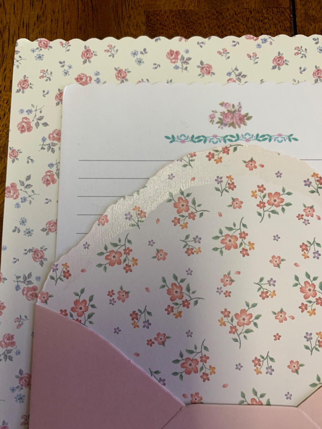 SCStyle 32 Cute Writing Paper with 16 Envelope -(Letter Paper 7.1x5.2 inch) customer photo 2
