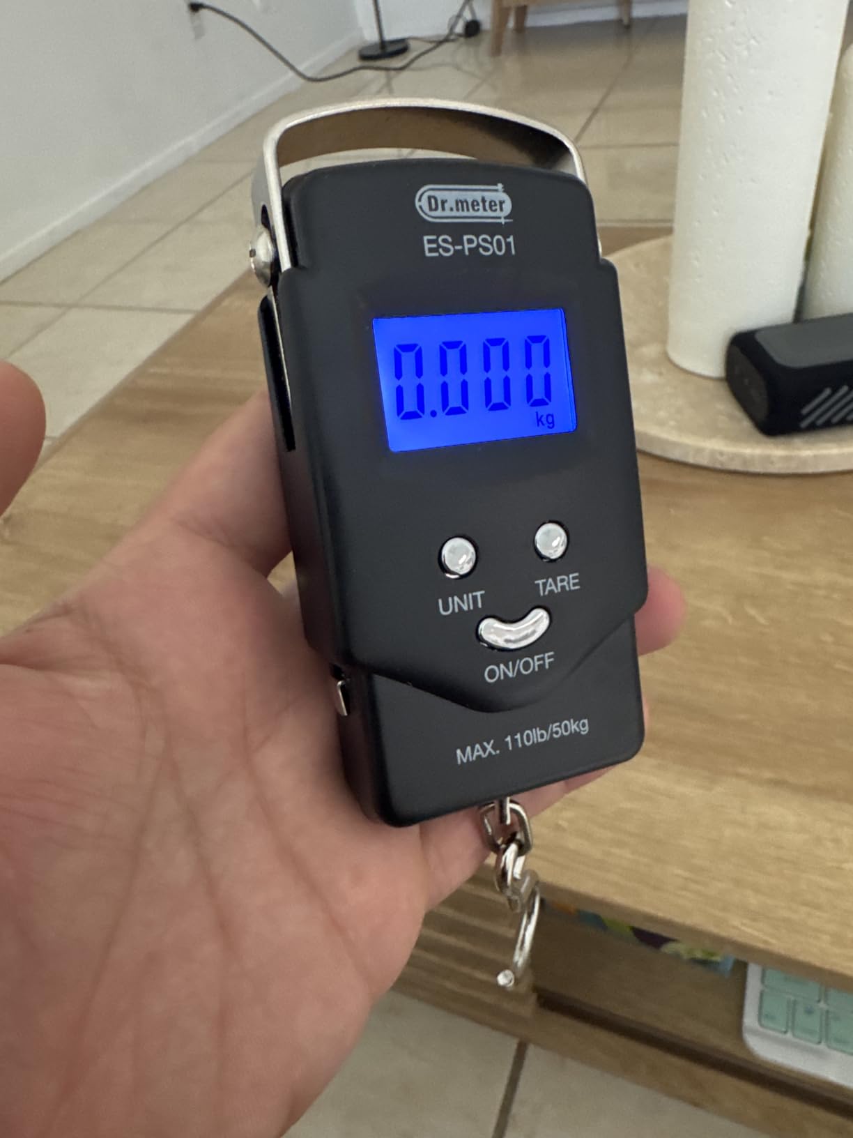 Dr.meter Fish Scale, 110 lb Digital Luggage Scale with Tape customer photo 2
