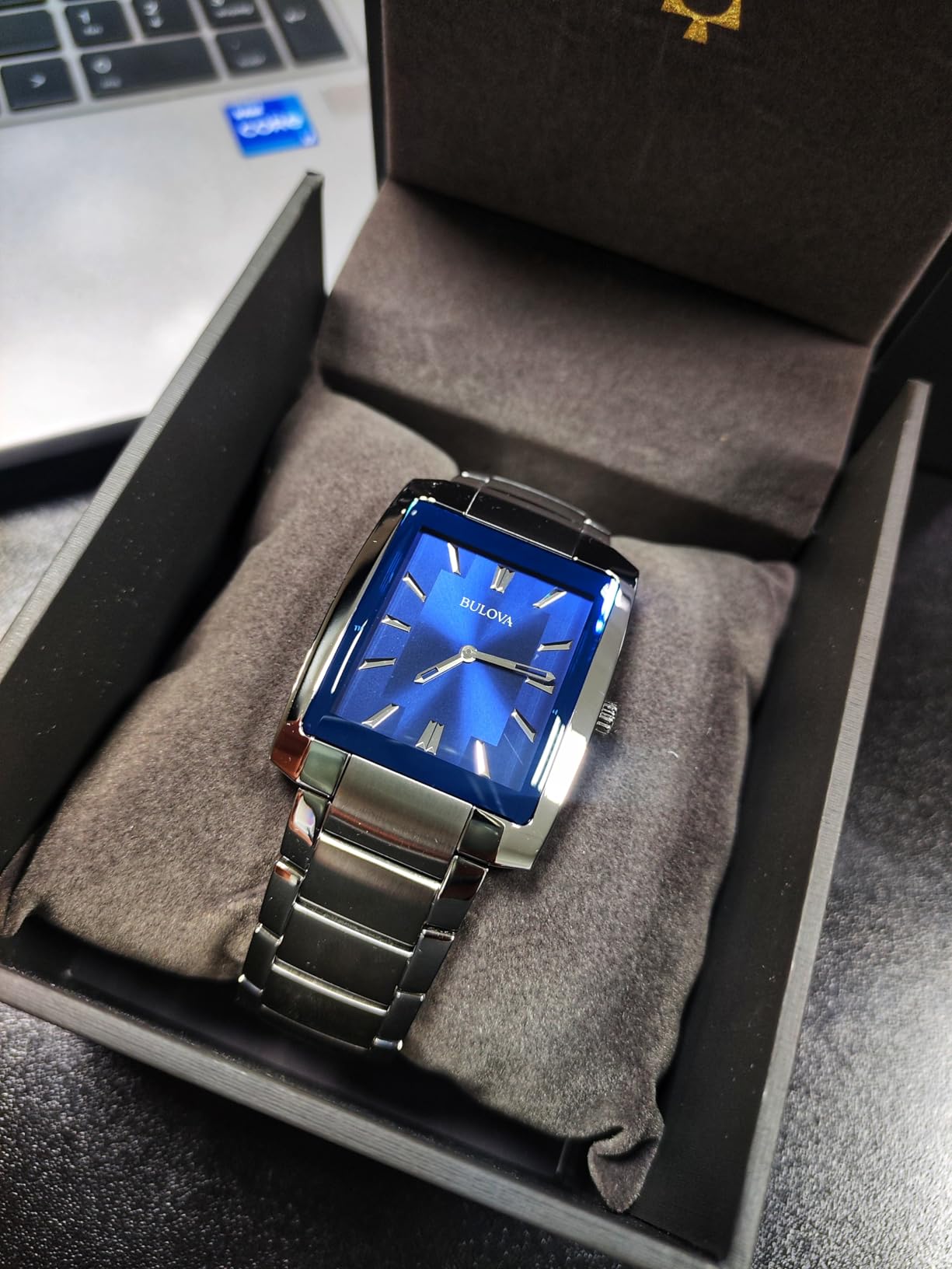 Bulova Men's Classic Rectangle 2-Hand Quartz Watch customer photo 2