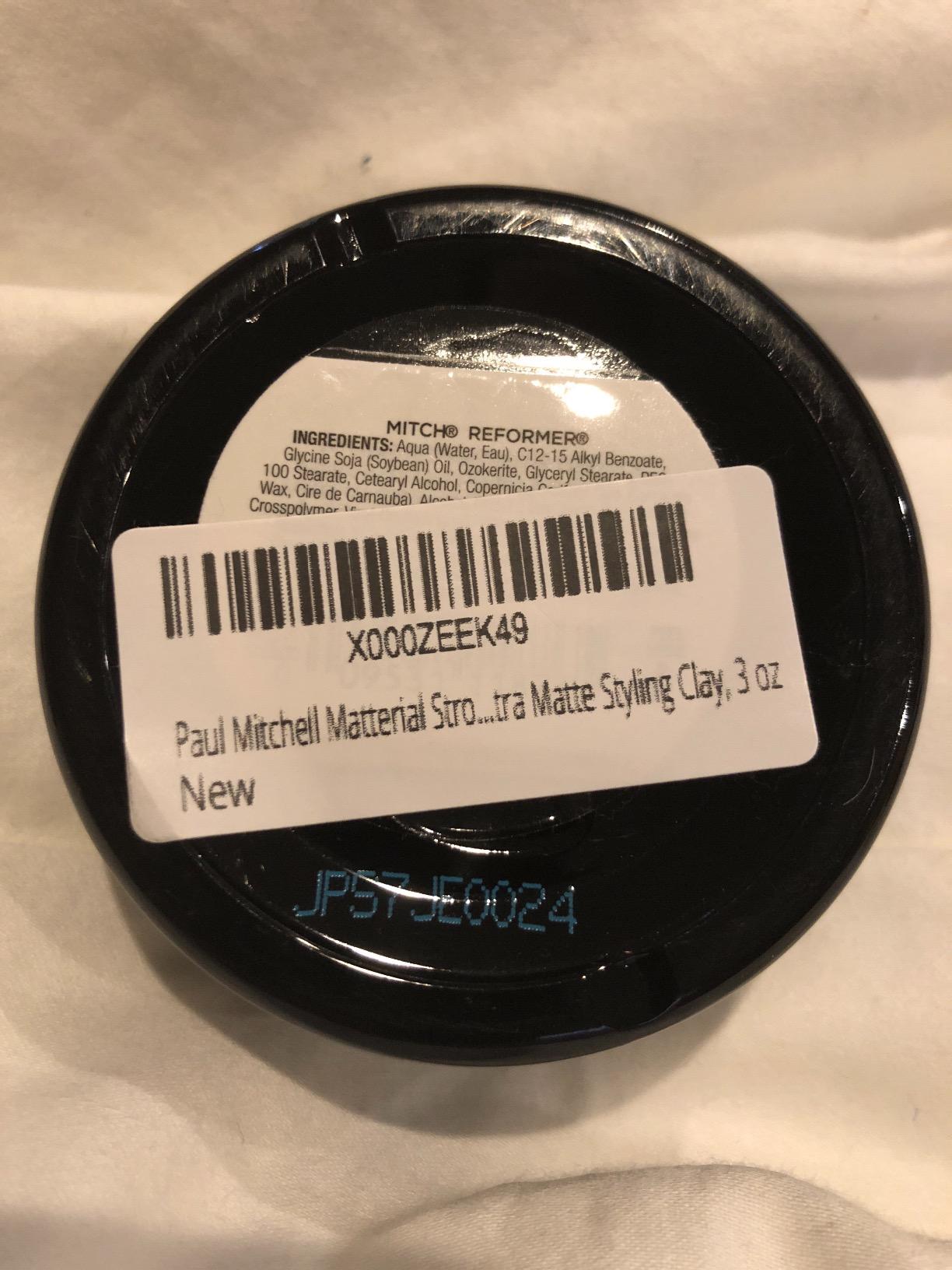 MITCH by Paul Mitchell Matterial Finishing Clay for Men, High Hold, Ultra-Matte Finish, For All Hair Types, 3 oz. customer photo 2