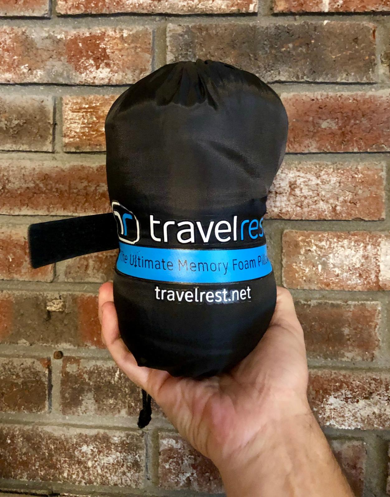 TRAVELREST Nest Neck Pillow Travel Essentials - Memory Foam Support - Blue customer photo 2