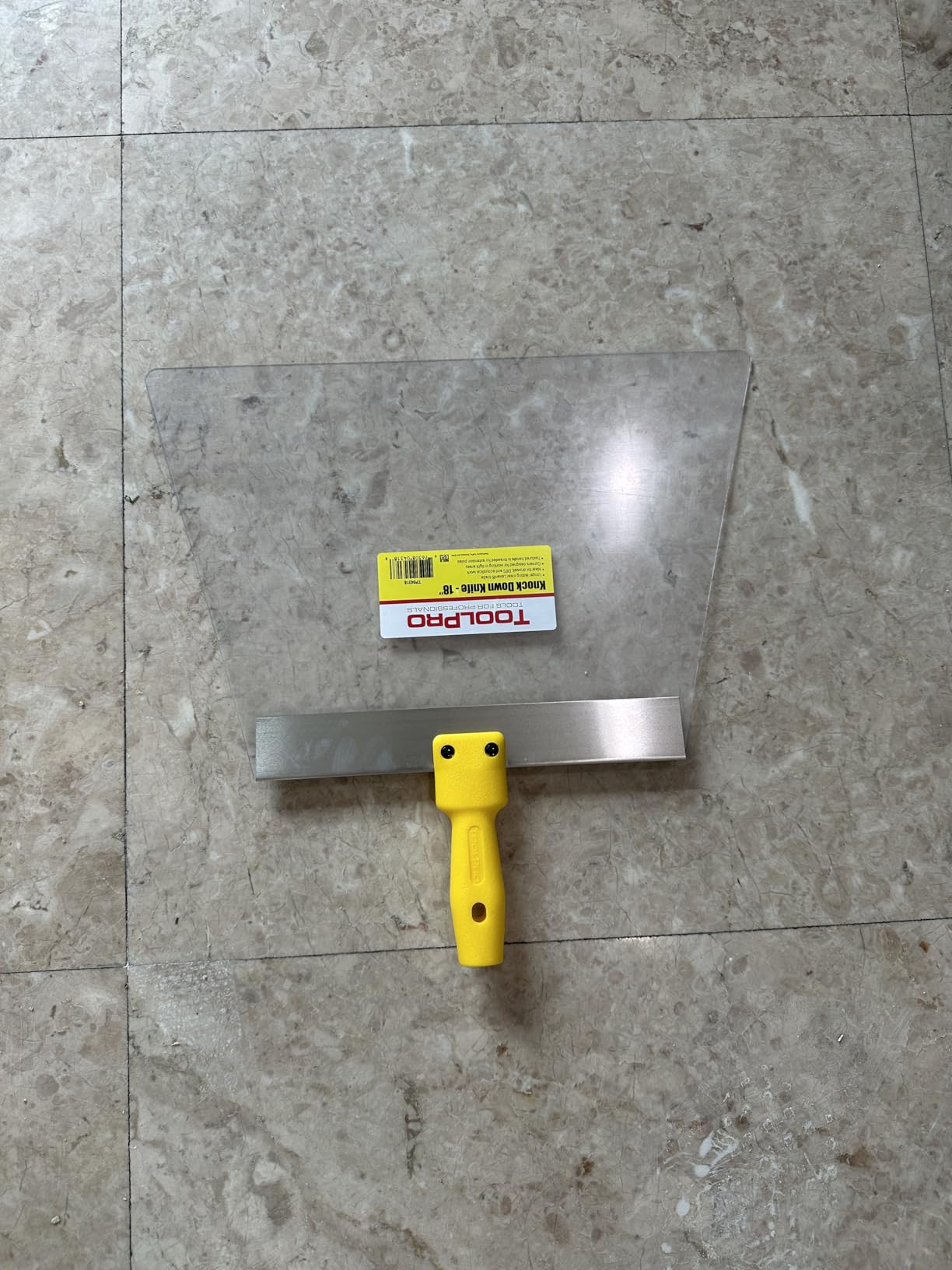 ToolPro 12 in. Drywall Knockdown Knife - Flexible Blade Texture Tool for Smoothing Knockdown Ceilings and Walls, Fits Extension Poles, Easy to Clean customer photo 2