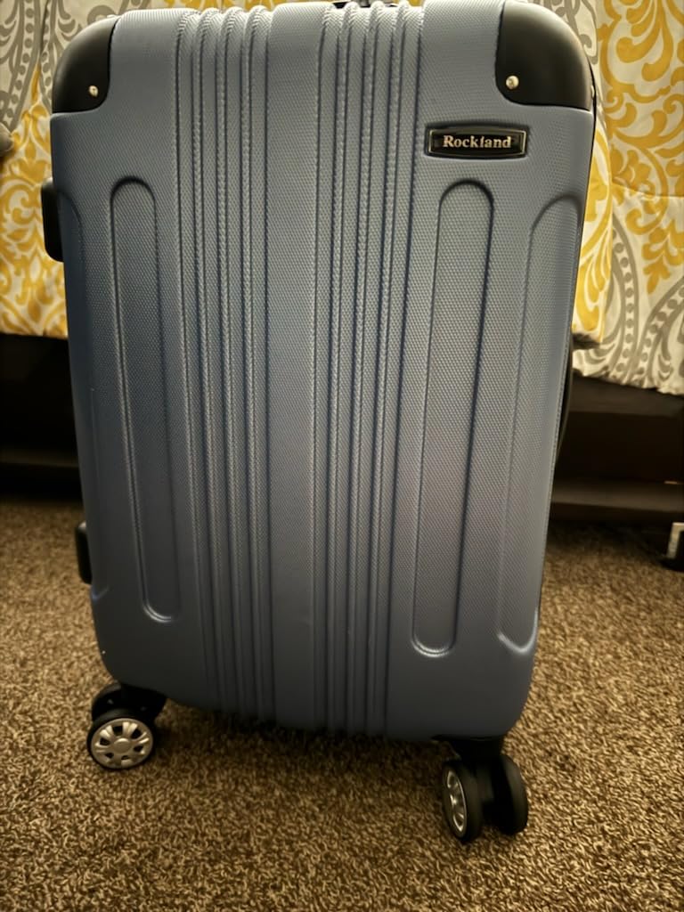 Rockland London Hardside 3 Piece Expandable Spinner Wheel Luggage Set, (20