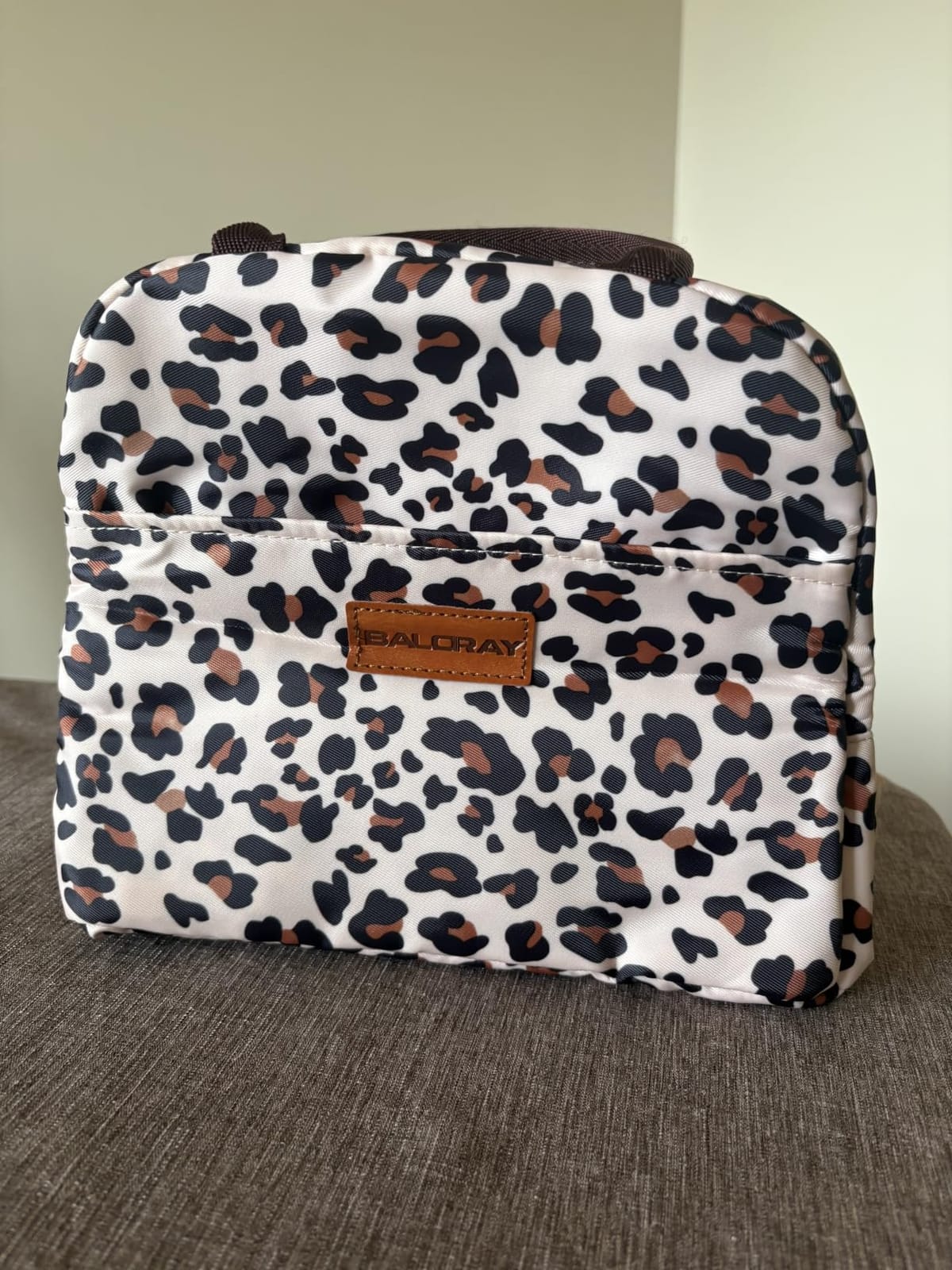 BALORAY Lunch Bag for Women Men Adult Lunch Box (Black White Stripes), M customer photo 2