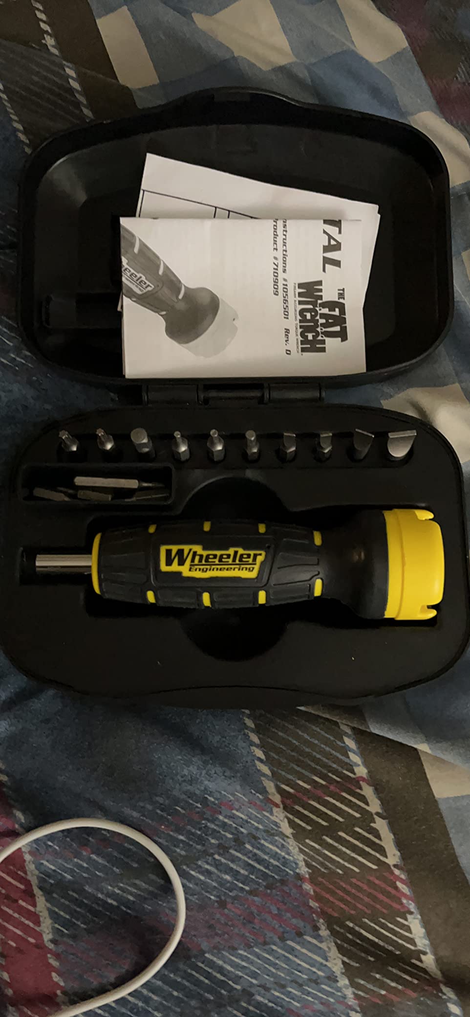 Wheeler Digital FAT (Firearms Accurizing Torque) Wrench with Interchangeable Bits and LCD Display for Firearm Maintenance, Gunsmithing, RC Vehicles, Drone, Mechanic Work, and More customer photo 1