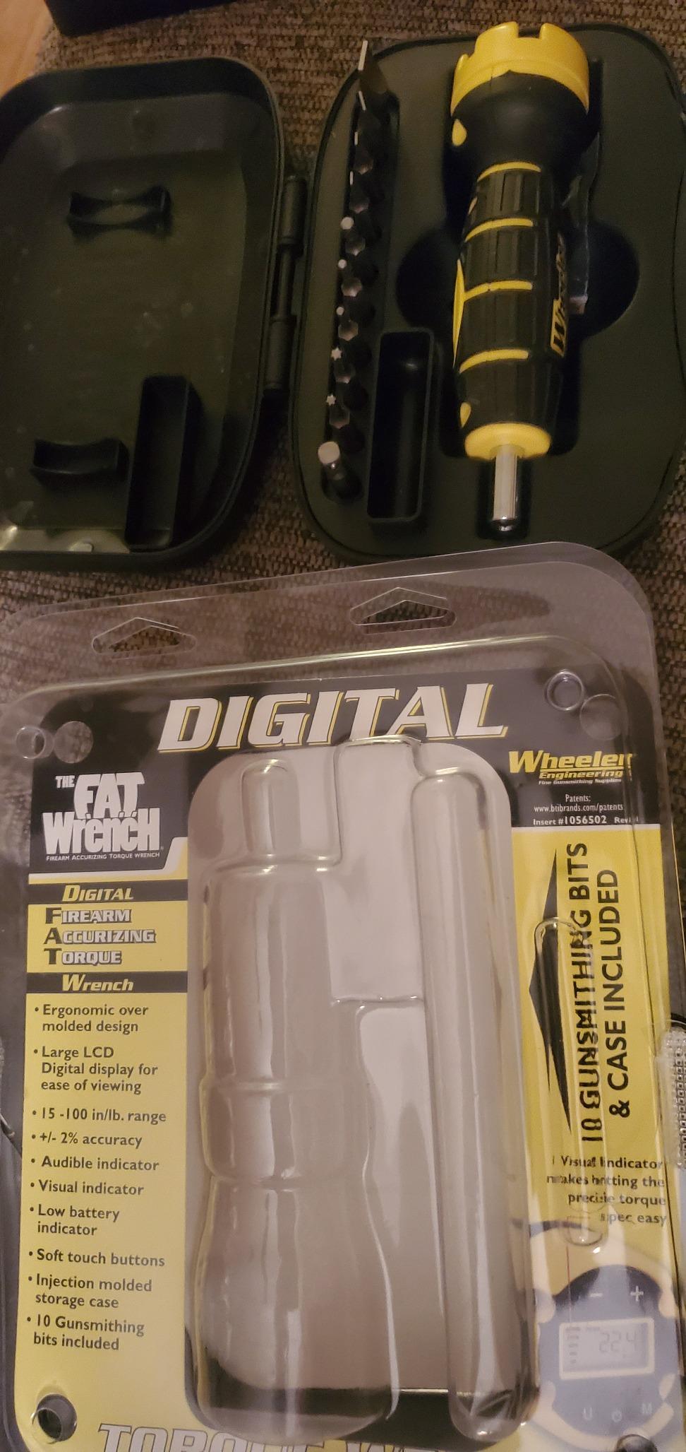 Wheeler Digital FAT (Firearms Accurizing Torque) Wrench with Interchangeable Bits and LCD Display for Firearm Maintenance, Gunsmithing, RC Vehicles, Drone, Mechanic Work, and More customer photo 2