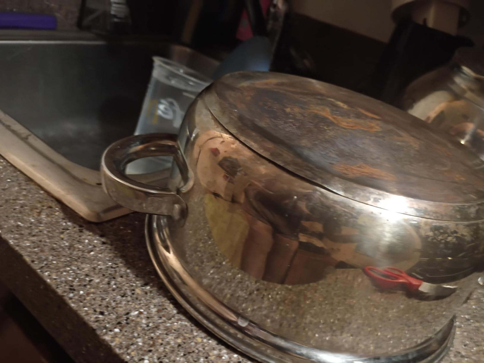 Oster Dutch Oven with Steamer Basket 3-Quart - Sangerfield Stainless Steel, Stovetop Steamer for Vegetables, Rice & Tamales, Dishwasher Safe customer photo 1