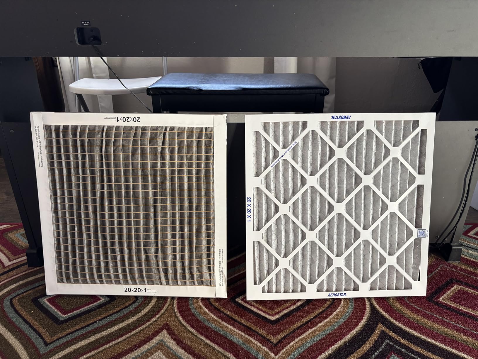 Aerostar Air Filter 20x20x1 MERV 8 AC Filter, HVAC, Furnace Filter, 6 Pack customer photo 2