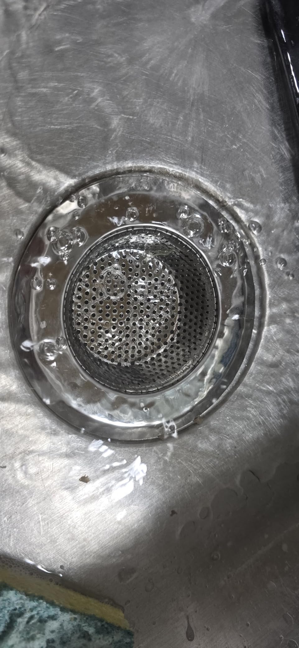 Fengbao 2PCS Kitchen Sink Strainer - Stainless Steel, Large Wide Rim 4.5