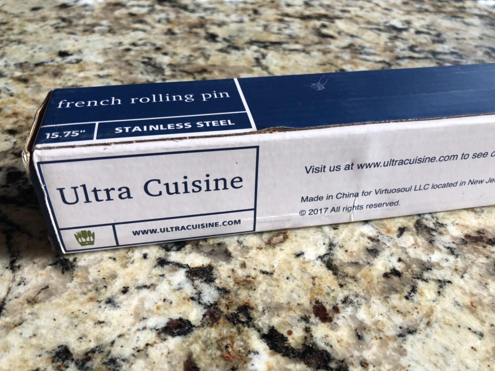 Ultra Cuisine French Rolling Pin for Baking –15.75-inch Large Roller Pin customer photo 2