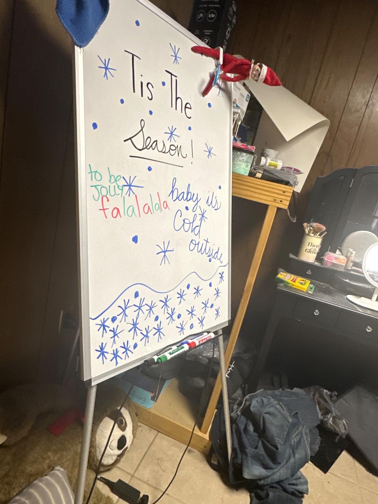 VIZ-PRO Whiteboard Easel, 36 x 24 Inches, Portable Tripod Dry Erase Board customer photo 2