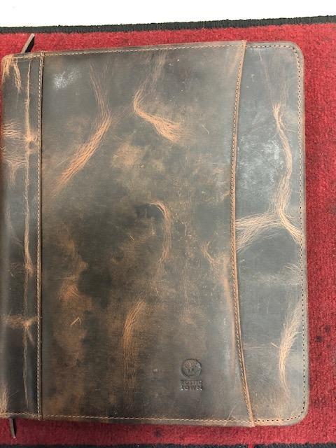 Leather Portfolio for Men - A4 Zippered Padfolio, Professional Organizer customer photo 1
