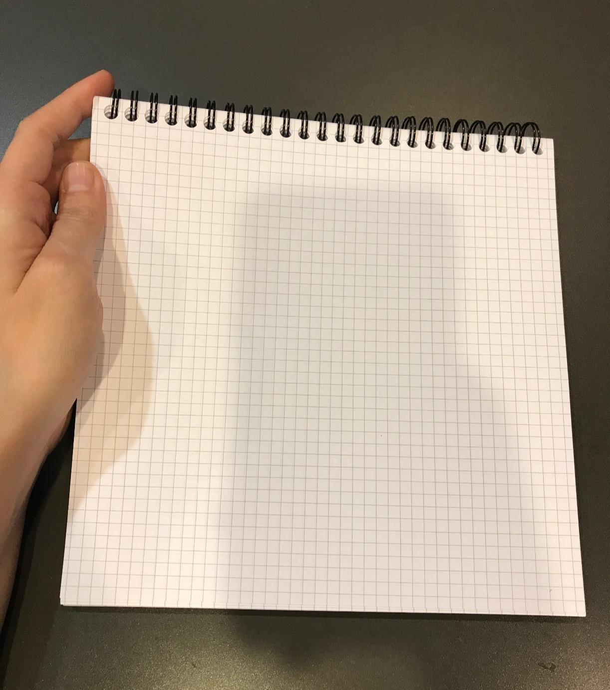 Rhodia Reverse Book & Dot Book - Dot Grid 80 sheets - 8 1/4 x 8 1/4 - Black Cover customer photo 2