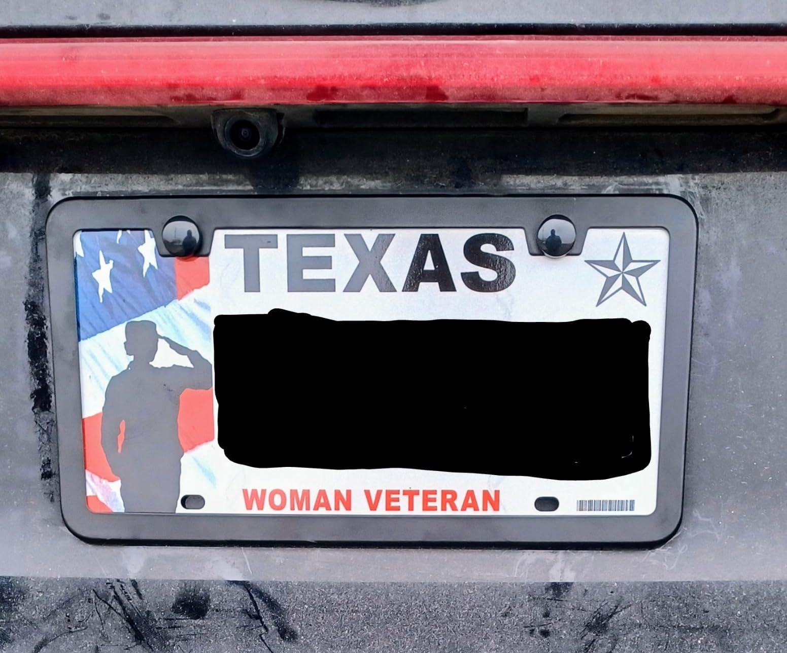 SunplusTrade License Plate Frame Black Matte Powder Coated Aluminum with Screw Caps (2 Pieces) customer photo 1