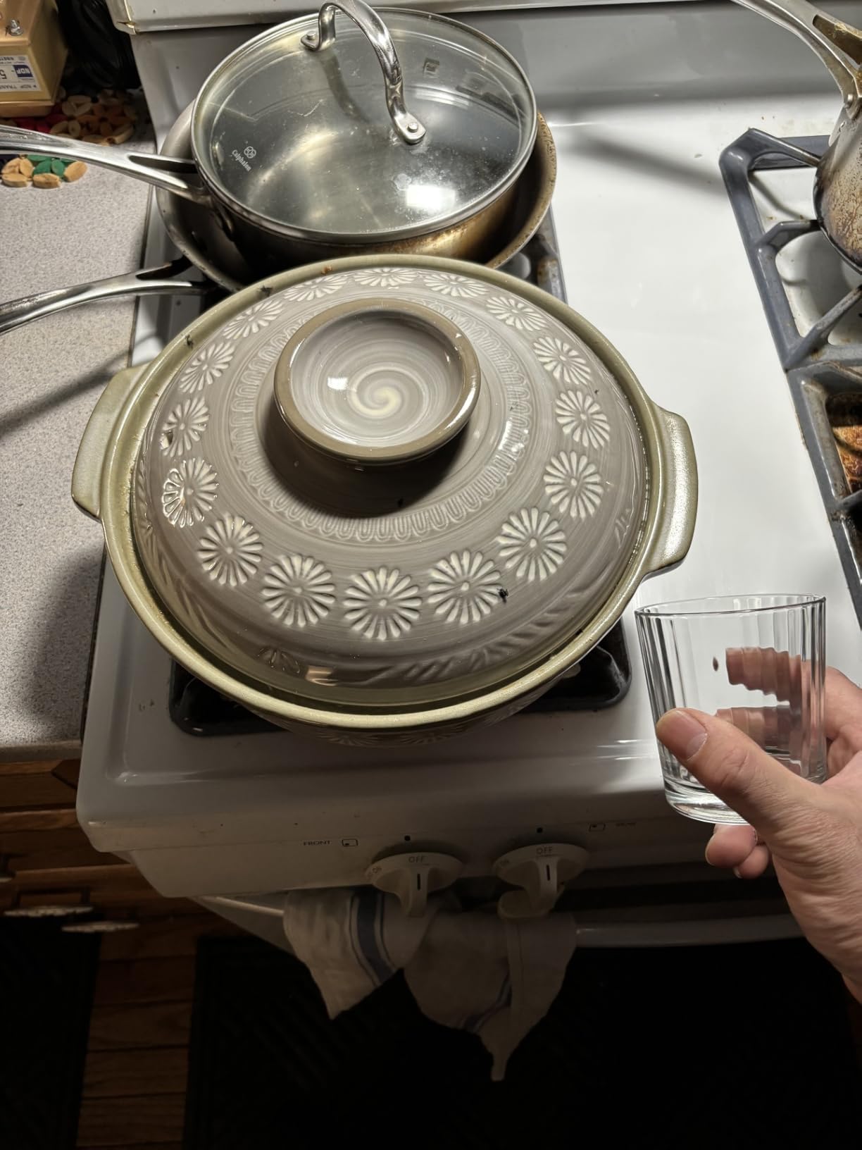 Kotobuki Donabe Japanese Hot Pot, Large, Gray customer photo 1