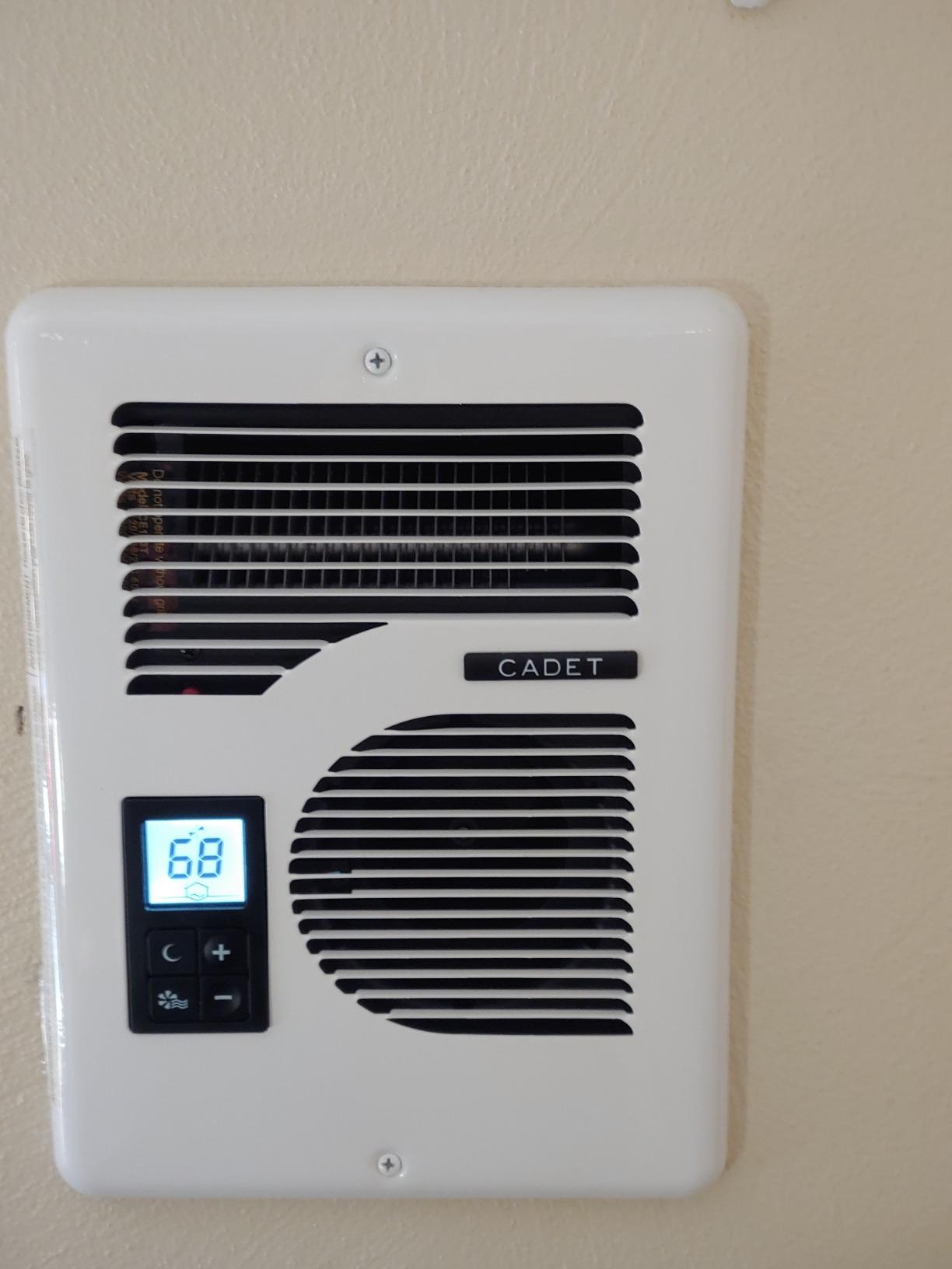Cadet Energy Plus Electric Wall Heater - Digital Thermostat, 1600W, 240V customer photo 2