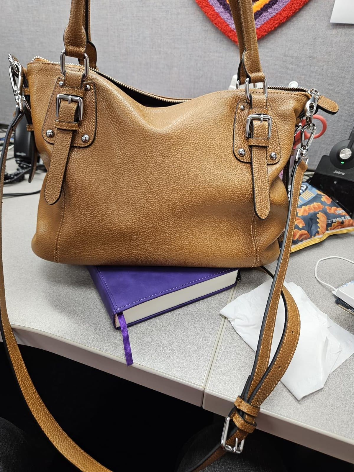 HESHE Leather Purses and Handbag for Women Shoulder Bag Tote Top Handle Bag customer photo 2