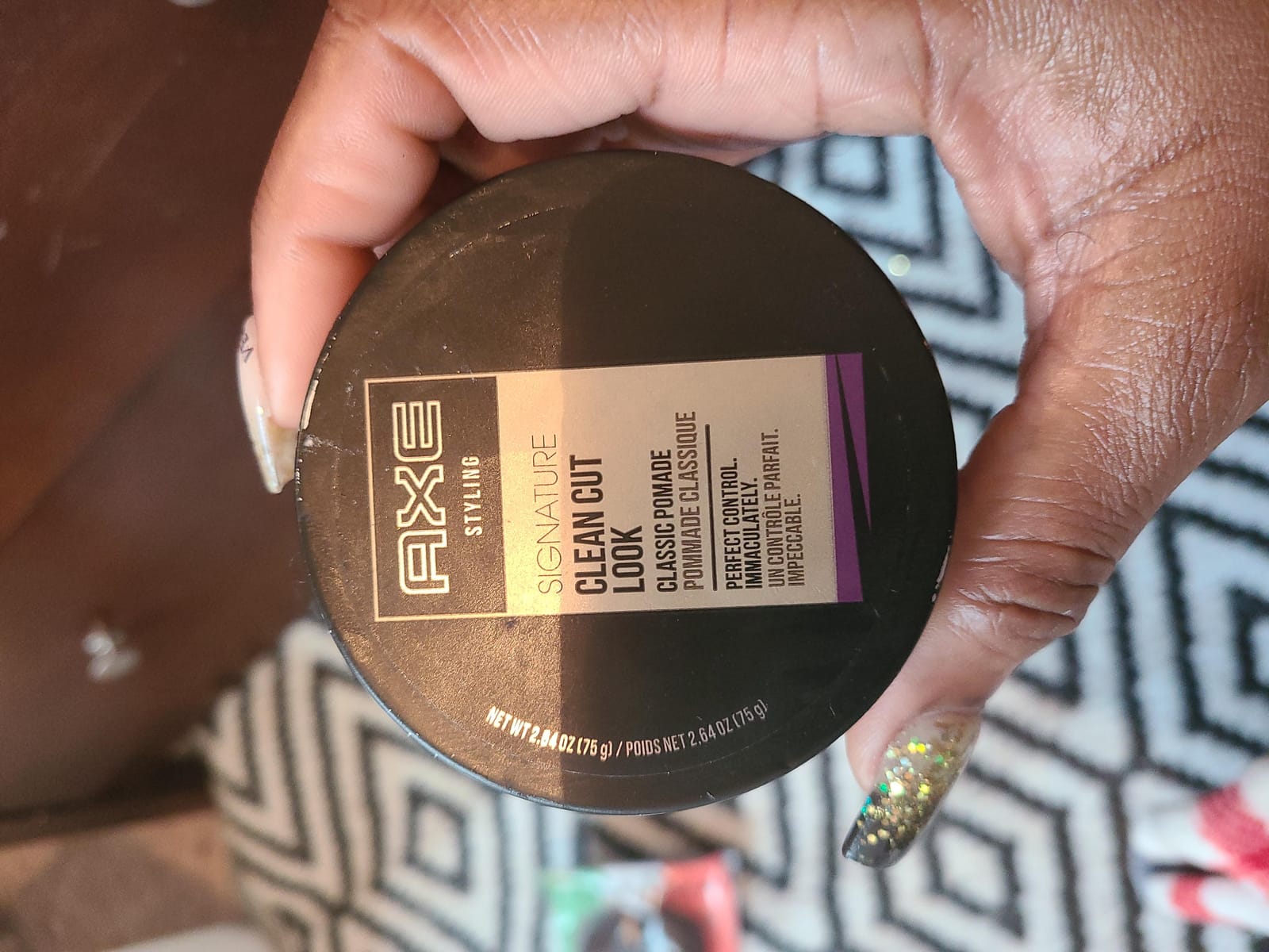 Axe Pomade: Medium Hold and Natural Finish for Easy Styling, 2.64oz (2 Count) customer photo 1